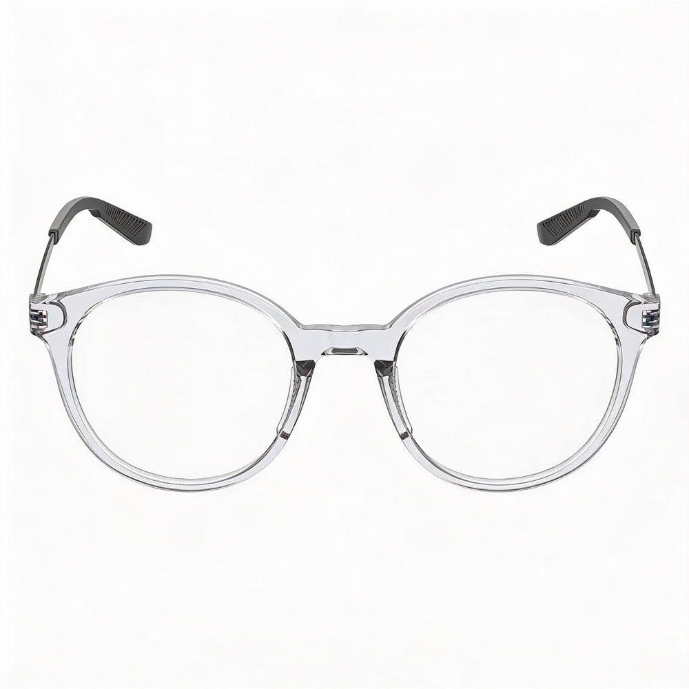 Gafas de sol unisex Under Armour Modern UA 5027 de acetato cristal, redondas, no polarizadas, de policarbonato, de 50 mm