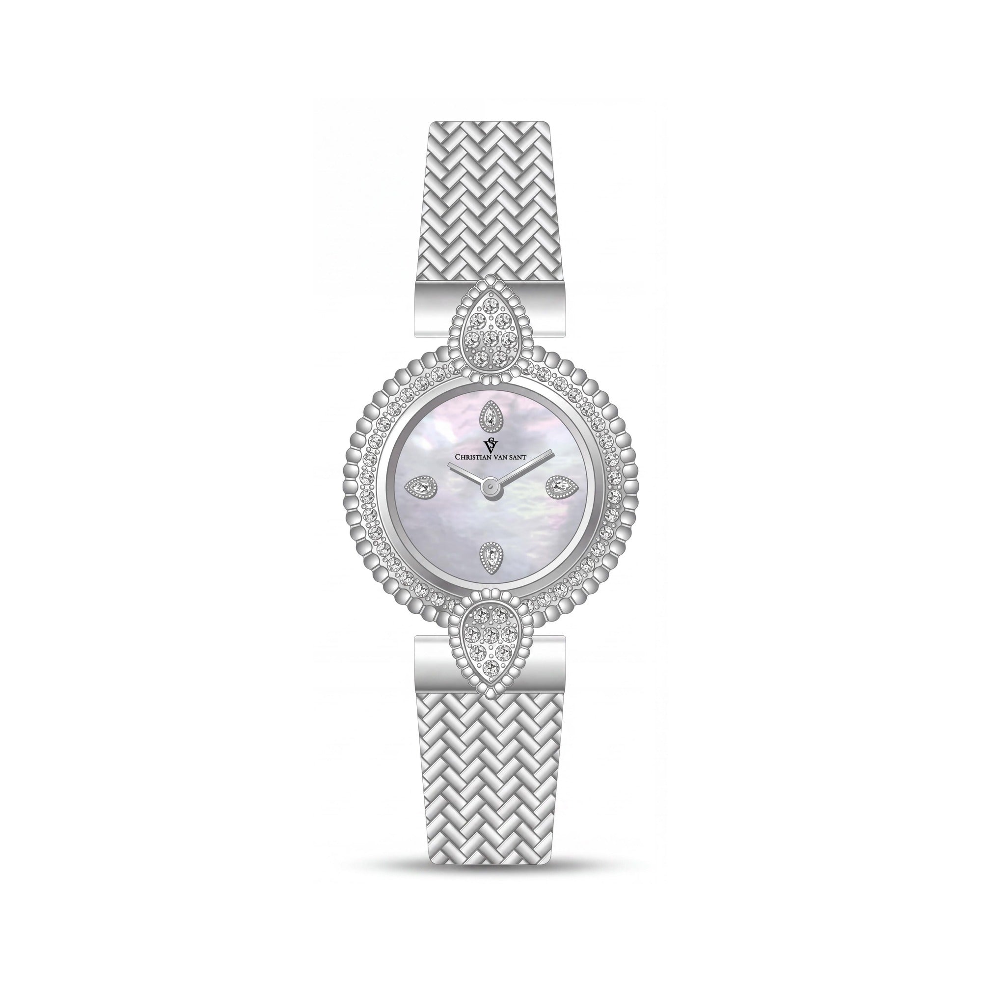Reloj plateado Christian Van Sant CV1270 para mujer, Photo 1