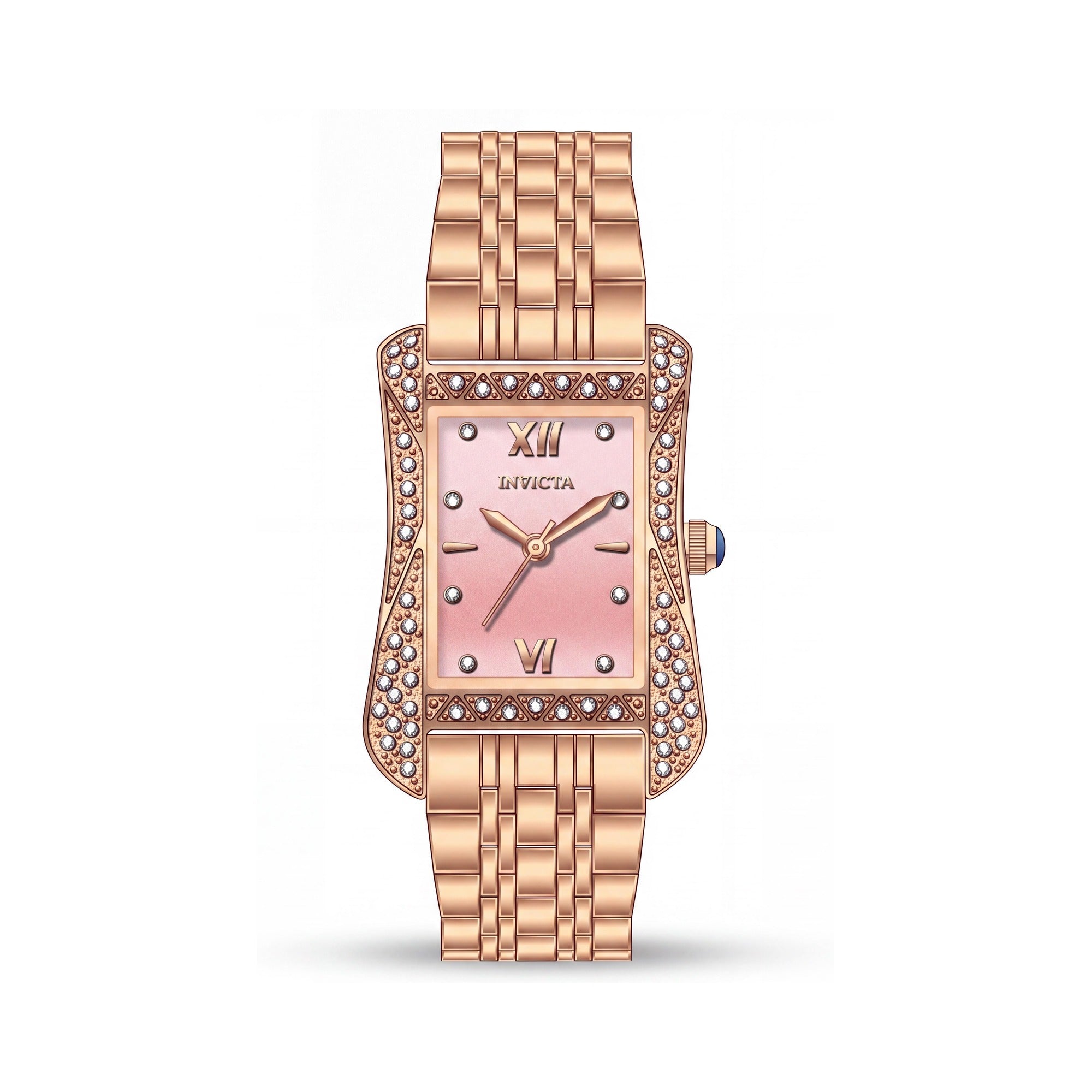 Invicta Wildflower 69284 Women's Rose-gold Stainless Steel 26mm Pink Dial Quartz Watch, Photo 1