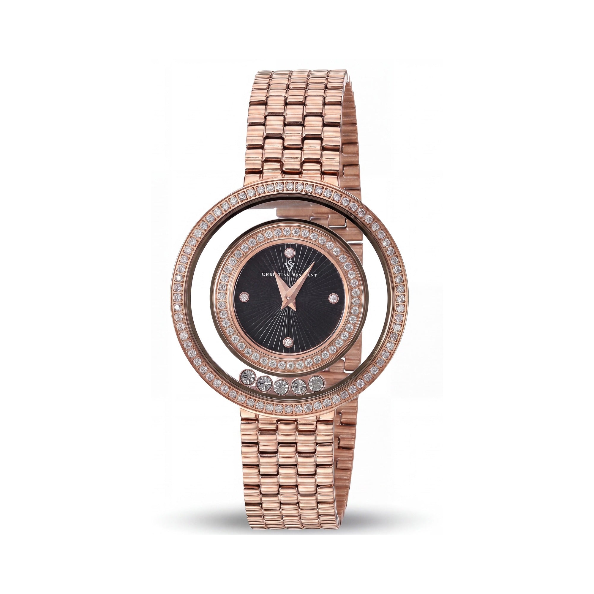 Christian Van Sant CV4833 Gracieuse Women's Rose Gold Stainless Steel Quartz Water Resistant Watch 34mm, Photo 1