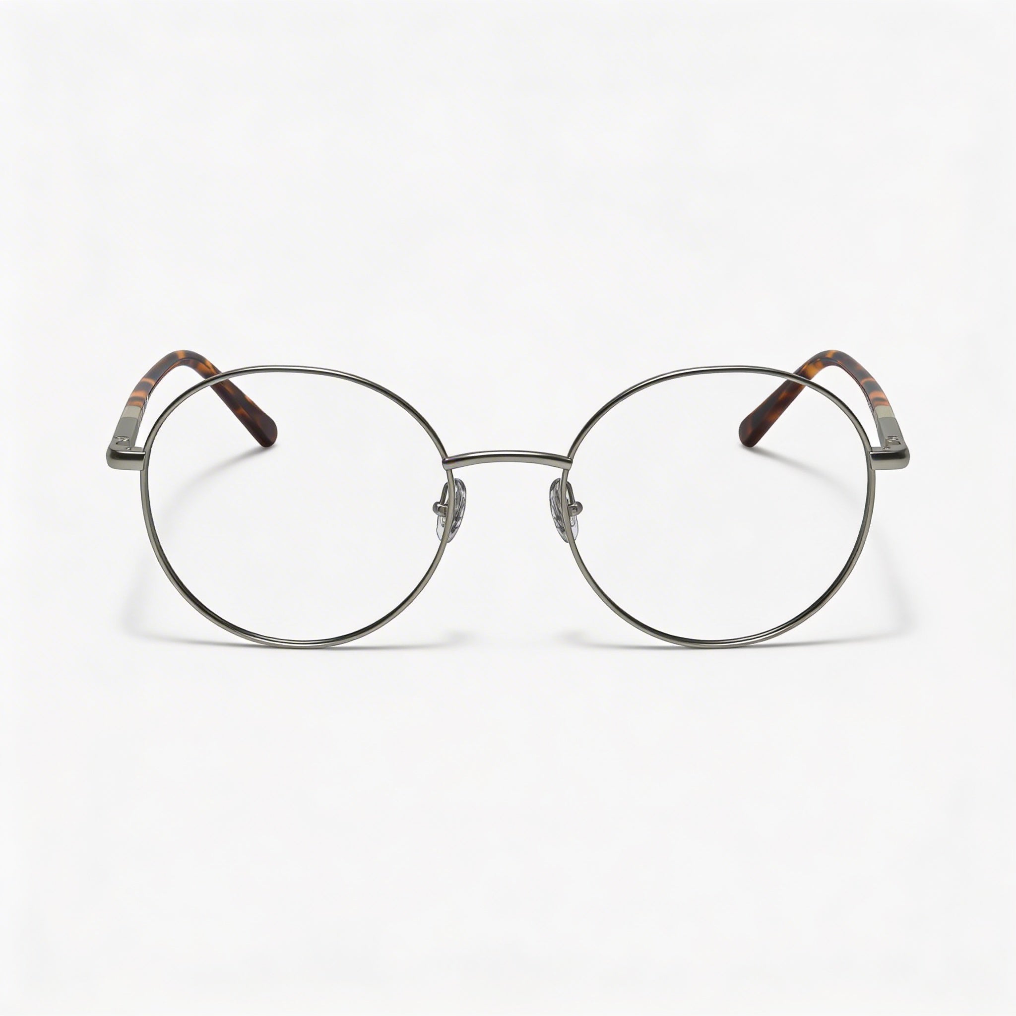 Gafas Lacoste L2310 Casual Unisex con montura ovalada de metal y lentes de policarbonato, gris plomo mate, 53 mm, Photo 2