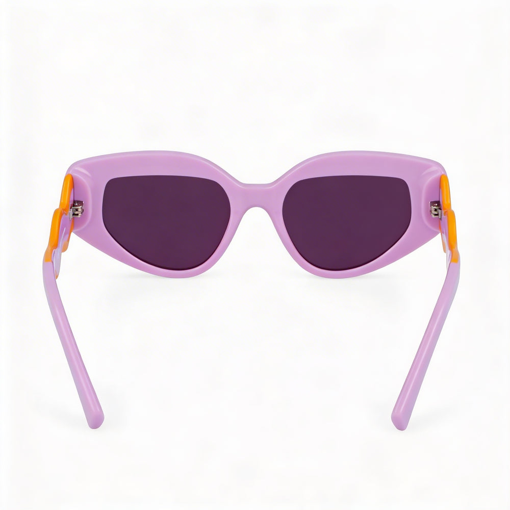 Gafas de sol de ojo de gato para mujer Karl Lagerfeld Kl6144s, color rosa brillante, bioinyectadas, con protección UV