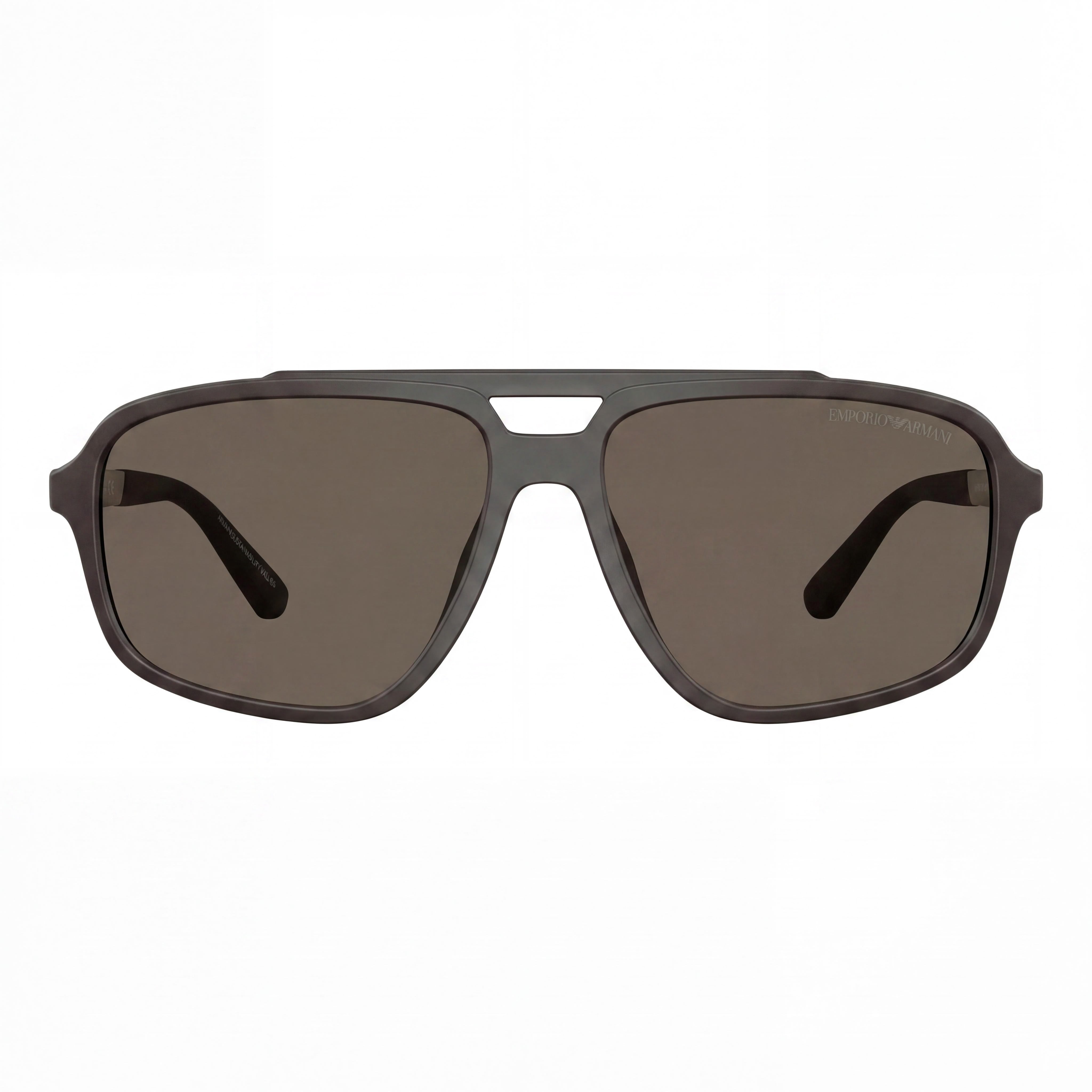 Emporio Armani Ea4236u Universal Fit Men's Dark Brown Frame Brown Lens Plastic UV Protection Sunglasses, 59mm, Photo 2