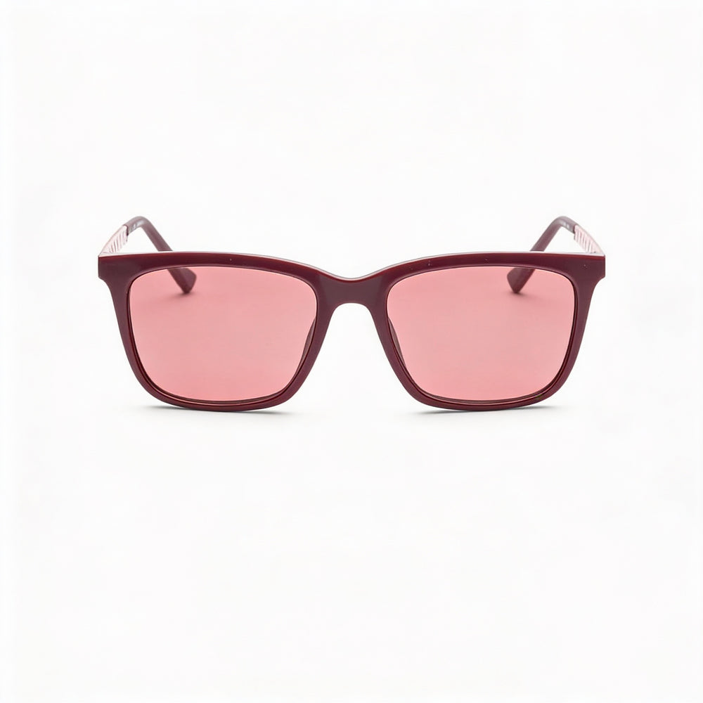 DKNY Classic Women's Sunglasses, Injected Oxblood Frame, Bordeaux Lenses, UV Protection, 55mm