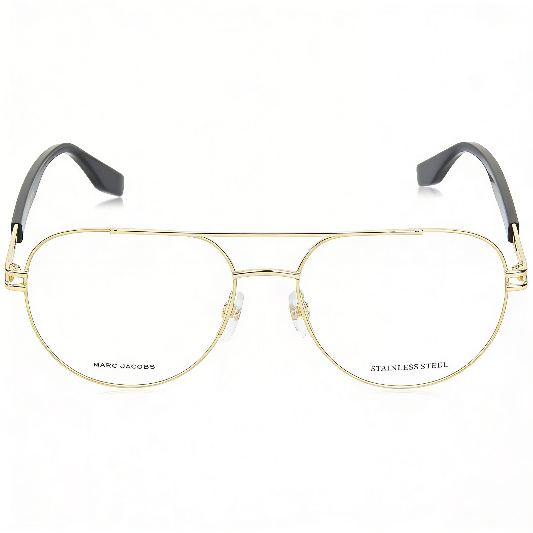 Marc Jacobs Marc 676 Casual Men's Gold Alloy Steel Optical Frames with Polycarbonate Non Polarized Lenses 58mm, Photo 2