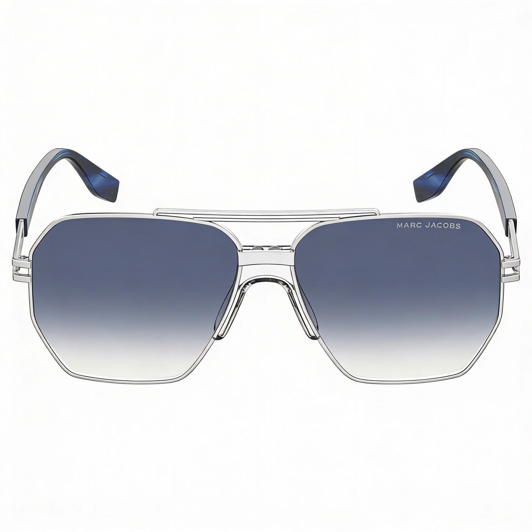 Marc Jacobs Casual Men's Metal Palladium Blue Frame Dark Blue Shaded Non-Polarized Sunglasses 60mm, Photo 2