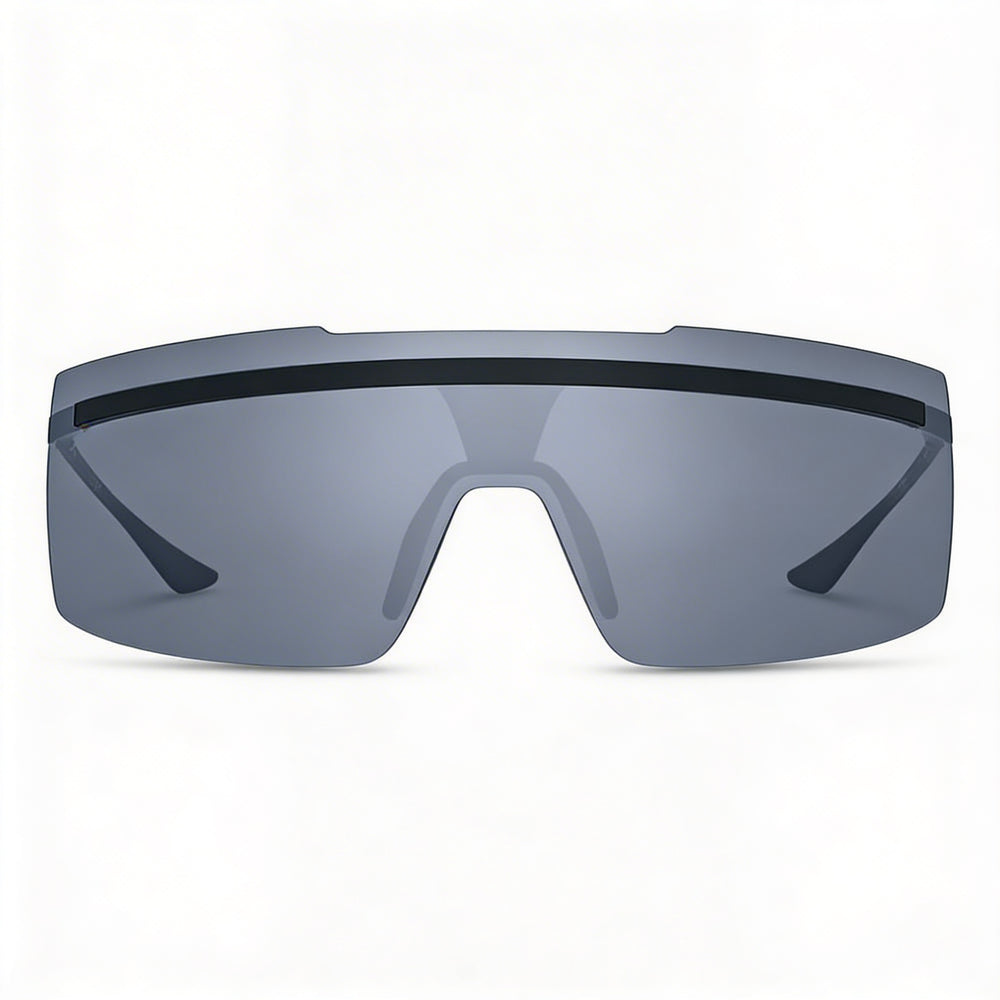 NIKE Classic Unisex Sunglasses featuring Gold Mirror Lenses with Anti-Glare, Lightweight & Non-Slip Grip