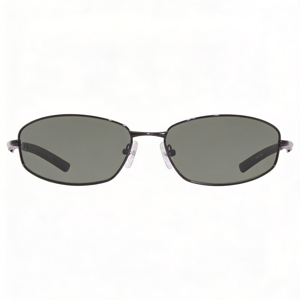 Gafas de sol Harley-Davidson Hd0816x para hombre, montura metálica negra, lentes negras, protección UV ovalada, 59-16-120 mm