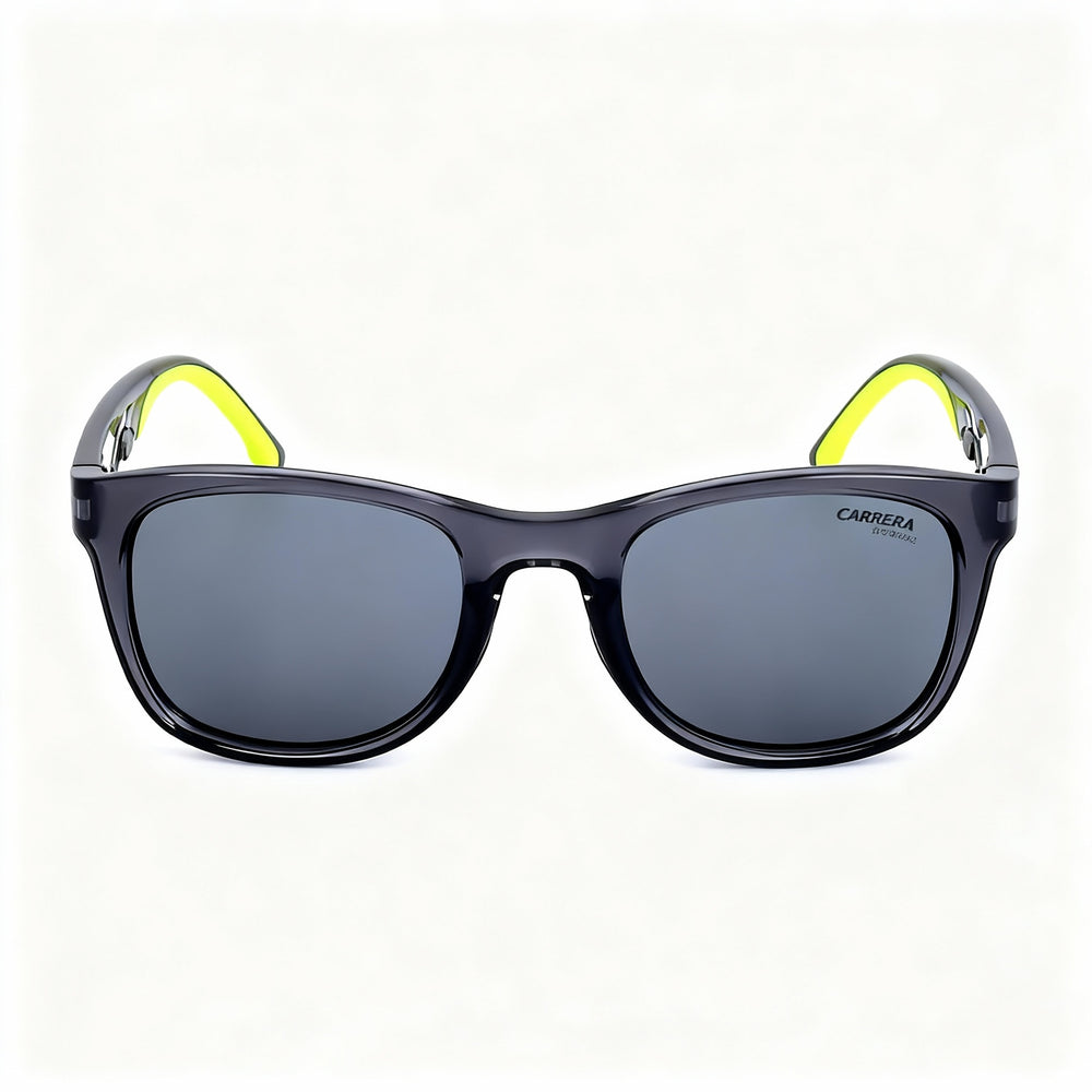 Carrera 8054/S Classic Men's Sunglasses, Polyamide Frame, Polycarbonate Silver Mirror UV Lens, Non-Polarized, 52mm