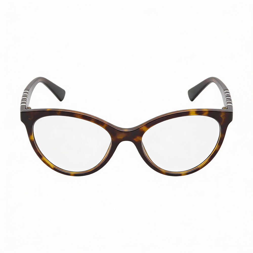 Valentino Classic VA3013 Unisex Havana Composite Frame Plastic Lens Eyeglass Frames 53mm Lens, 16mm Bridge, 140mm Temple