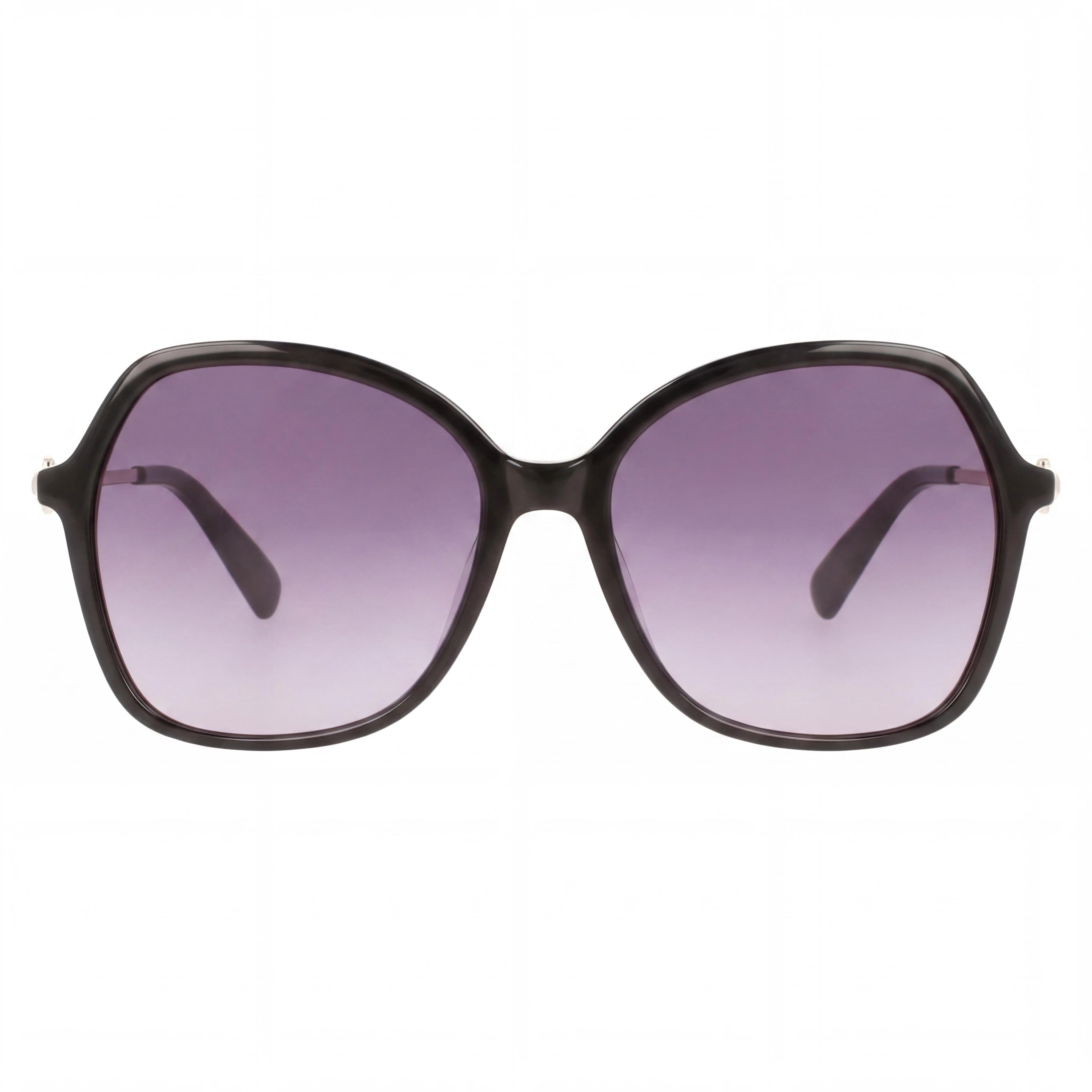 Longchamp LO705S Women's Casual Alluminium Black White Frame Black Lens UV Protected Sunglasses 57mm, Photo 2