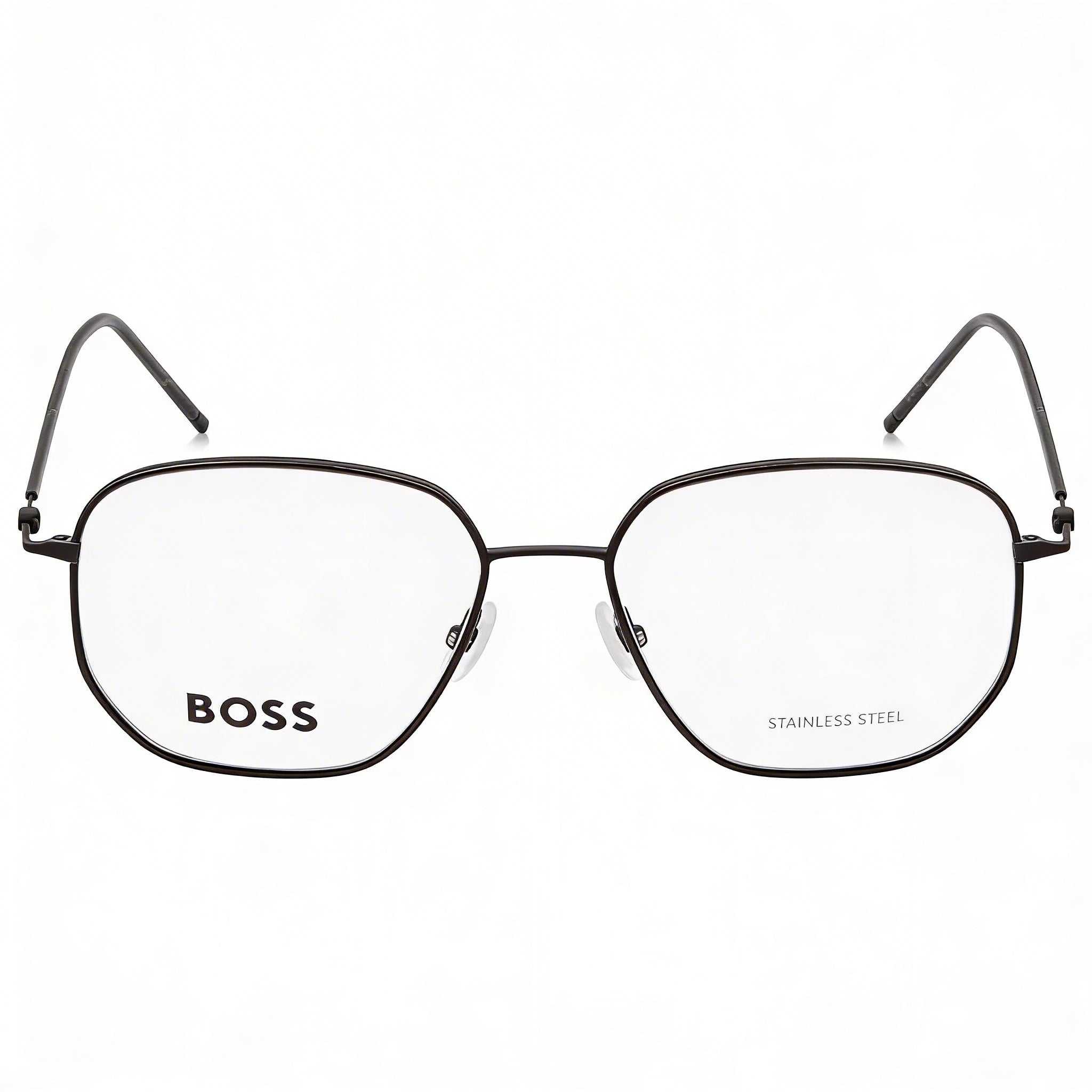 Hugo Boss Modern Collection Boss 1430 Unisex Matt Black Alloy Steel Non-Polarised Sunglasses 53mm, Photo 2