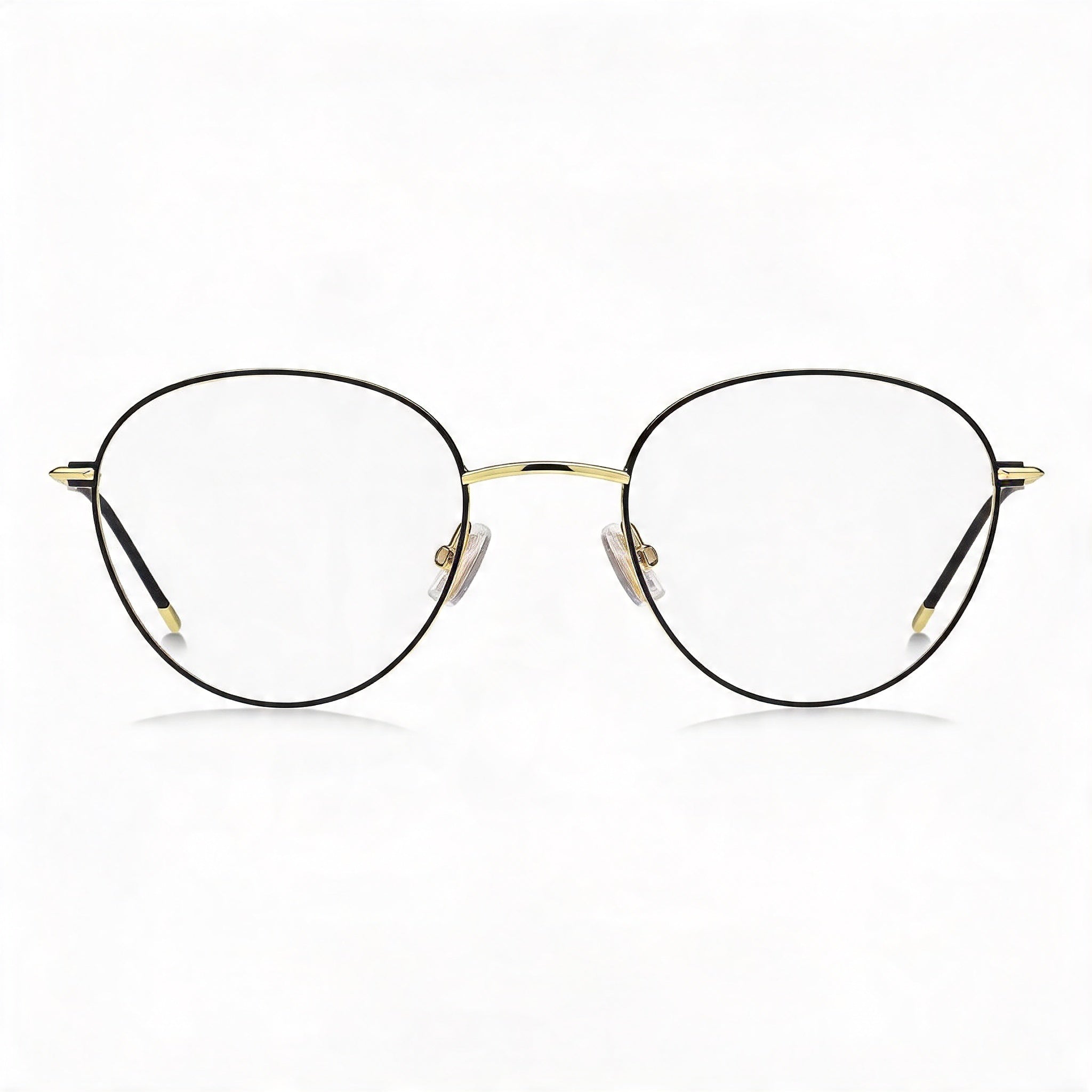 Gafas de sol de policarbonato no polarizadas BOSS Audio Systems para mujer, montura de acero aleado moderna, color negro y dorado, 50-20-140, Photo 2