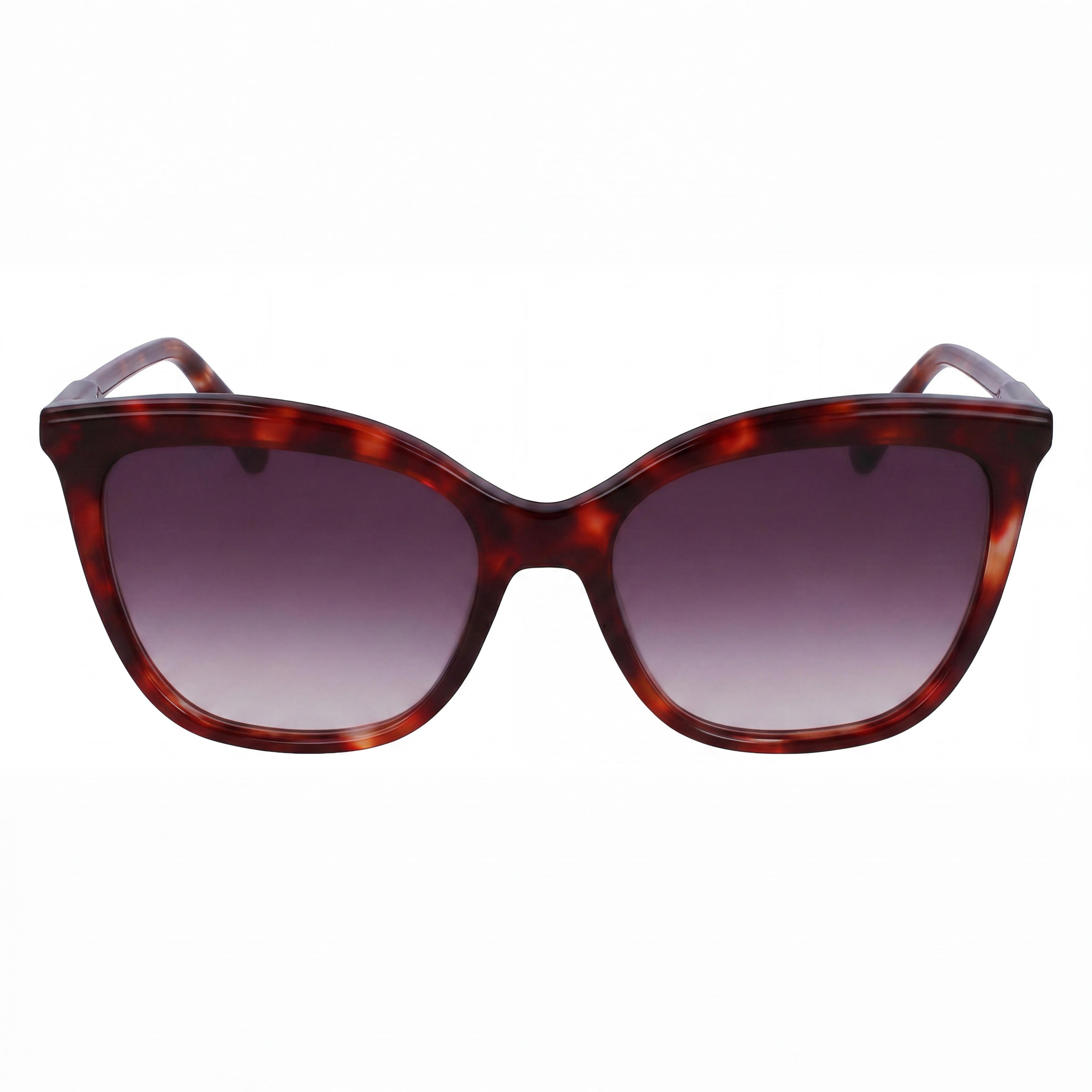 Longchamp LO729S Women's Casual Red Havana Propionate Frame Polycarbonate Lens Non-Polarized Sunglasses 55mm, Photo 2