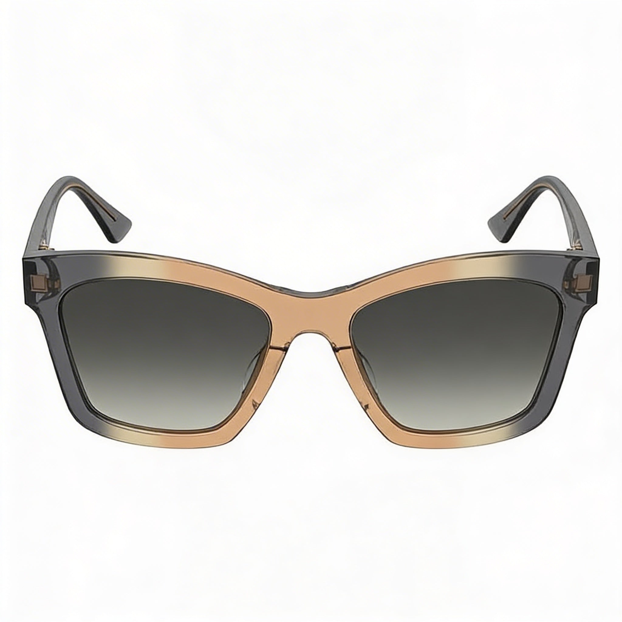 Moschino Modern Collection Women's Acetate Frame UV Protected Sunglasses in Grey Ochre with 54mm Lens Width, Photo 2