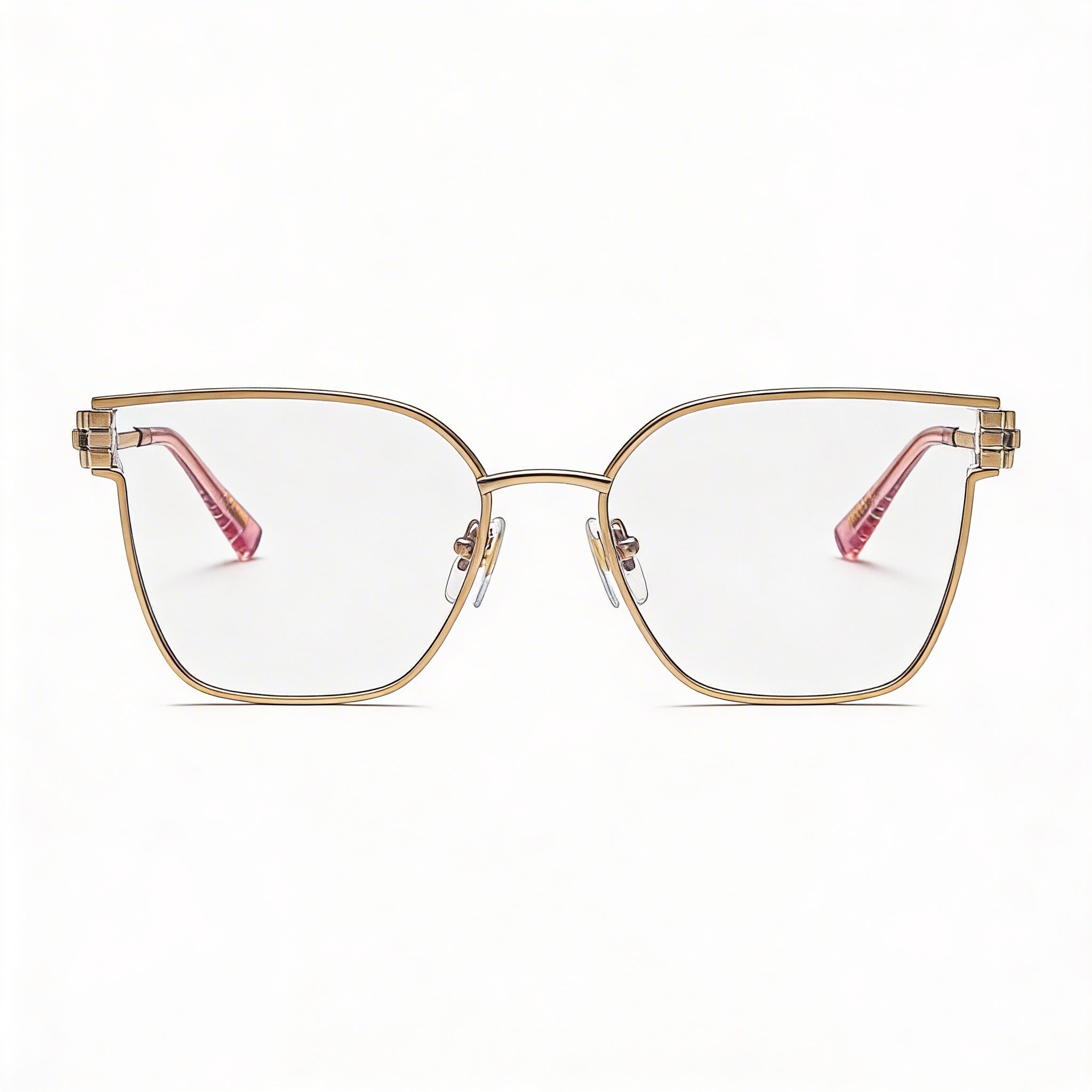 Chopard Luxury Unisex Acetate Frame Optical Glasses, Shiny Copper Gold, 54-17-140mm, Photo 2