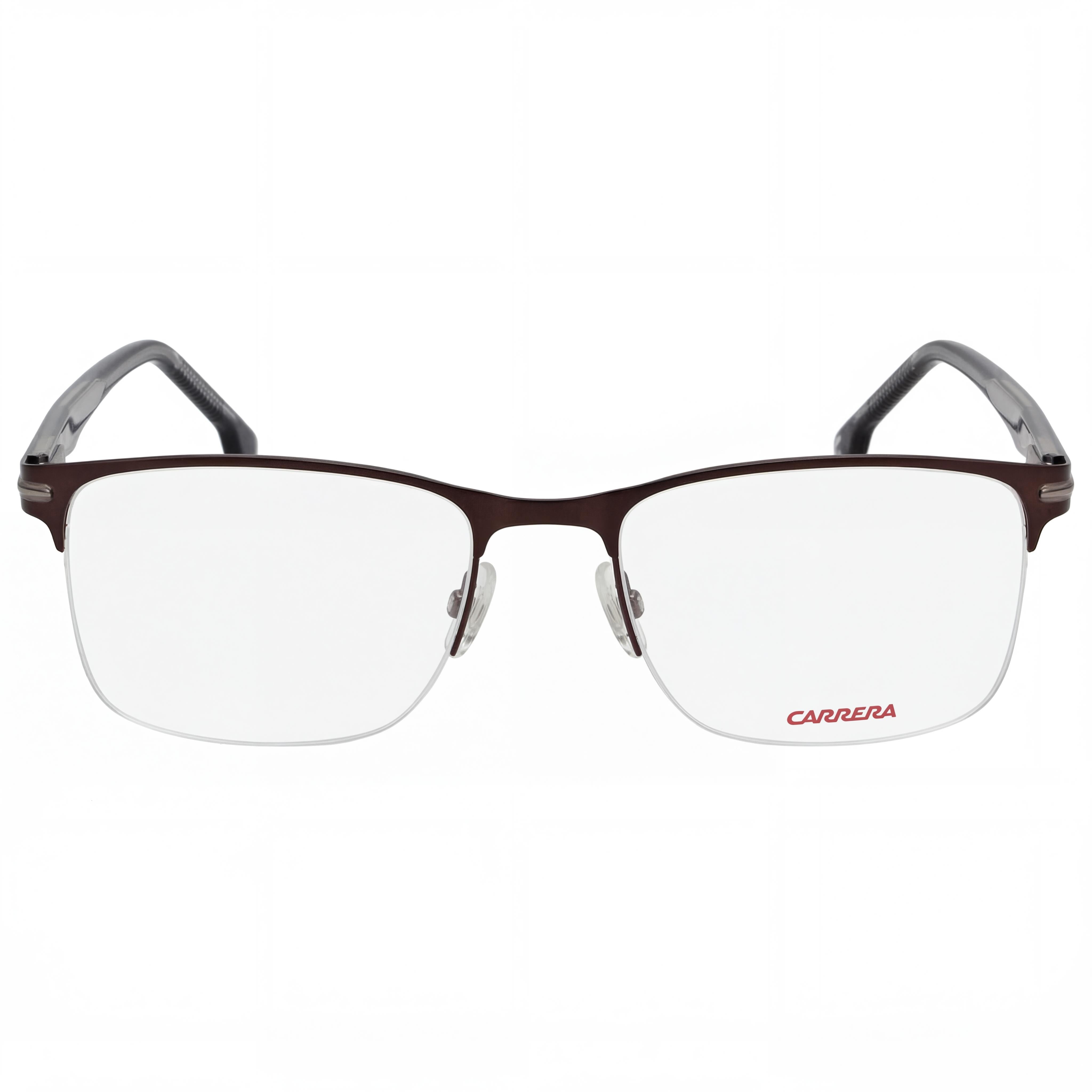 Carrera Modern Unisex Sunglasses with Alloy Steel Frame and Polycarbonate Lenses in Matte Brown, 57mm, Photo 2