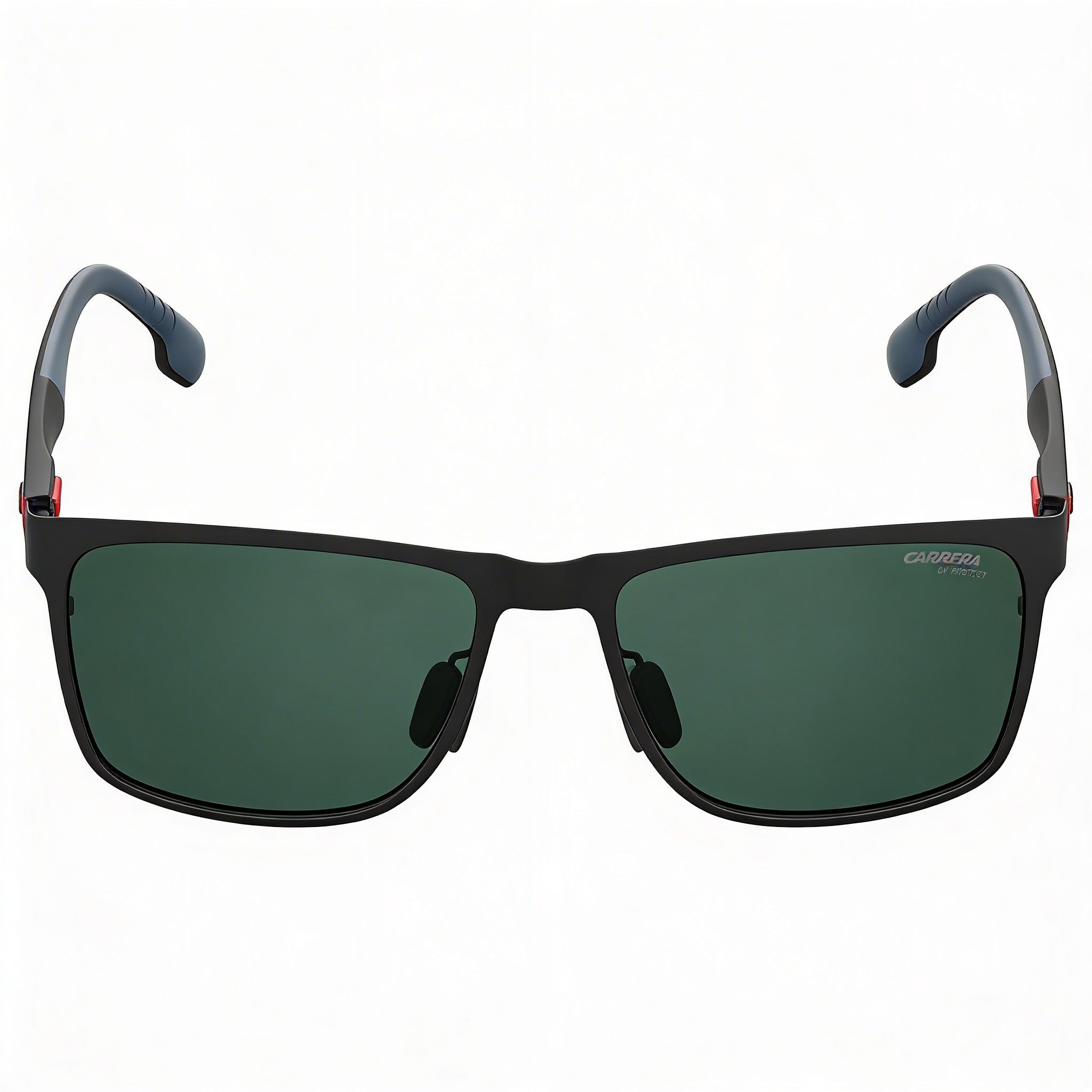 Carrera 8026/S Unisex Matte Black Green Alloy Steel UV Protective Gradient Polycarbonate Sunglasses 57mm, Photo 2