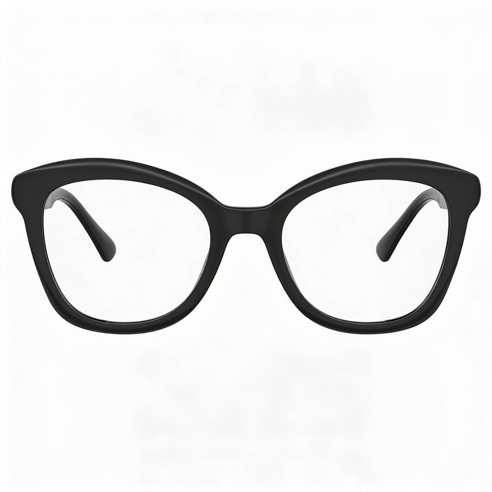 Moschino Casual Model, Women's Black CELLULOSE PROP. INJ Frame Material Optical Glasses 51-19-140