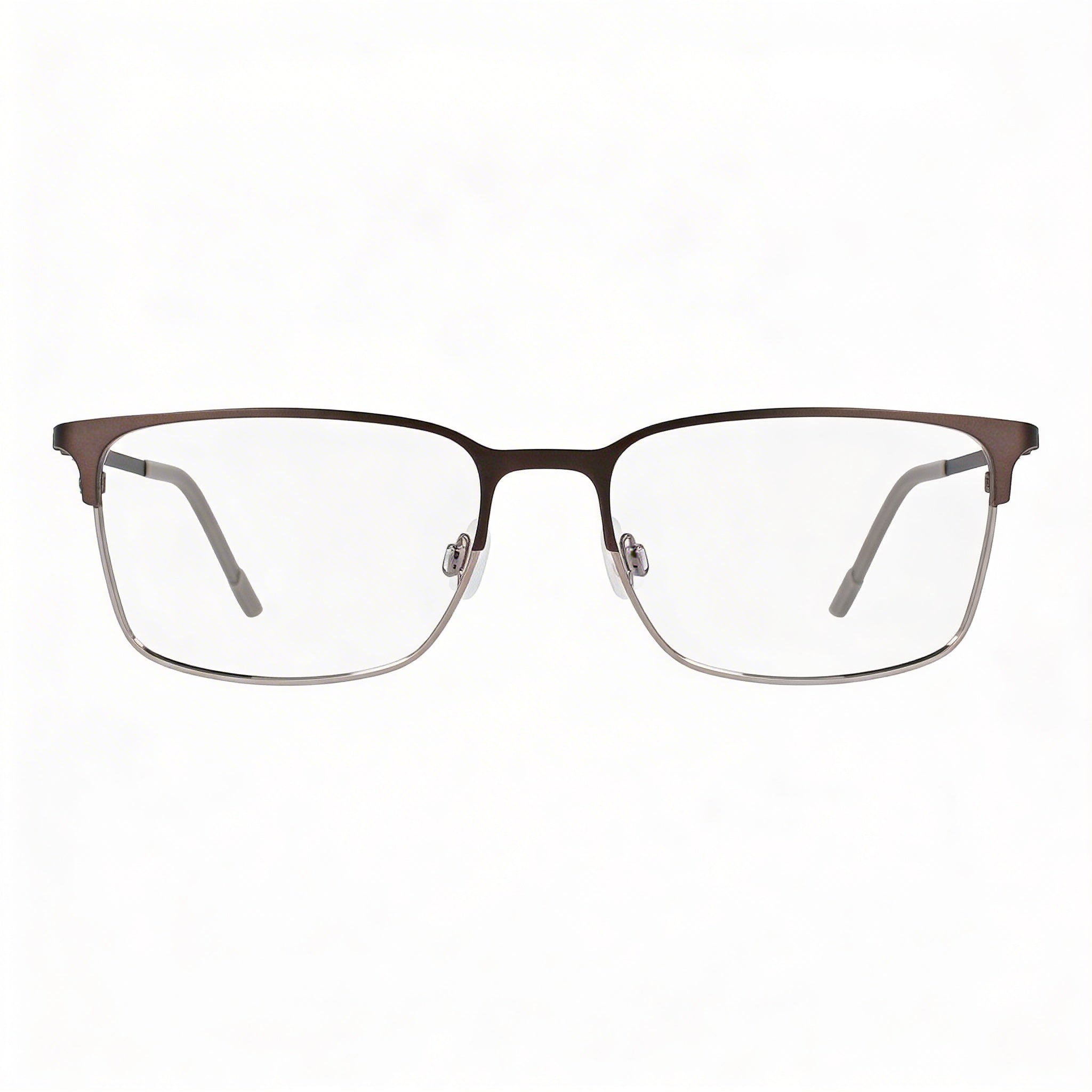 Flexon Classic Unisex Acetate Frame Eyeglasses in Matte Gunmetal Silver - Lens Width 55mm, Photo 2