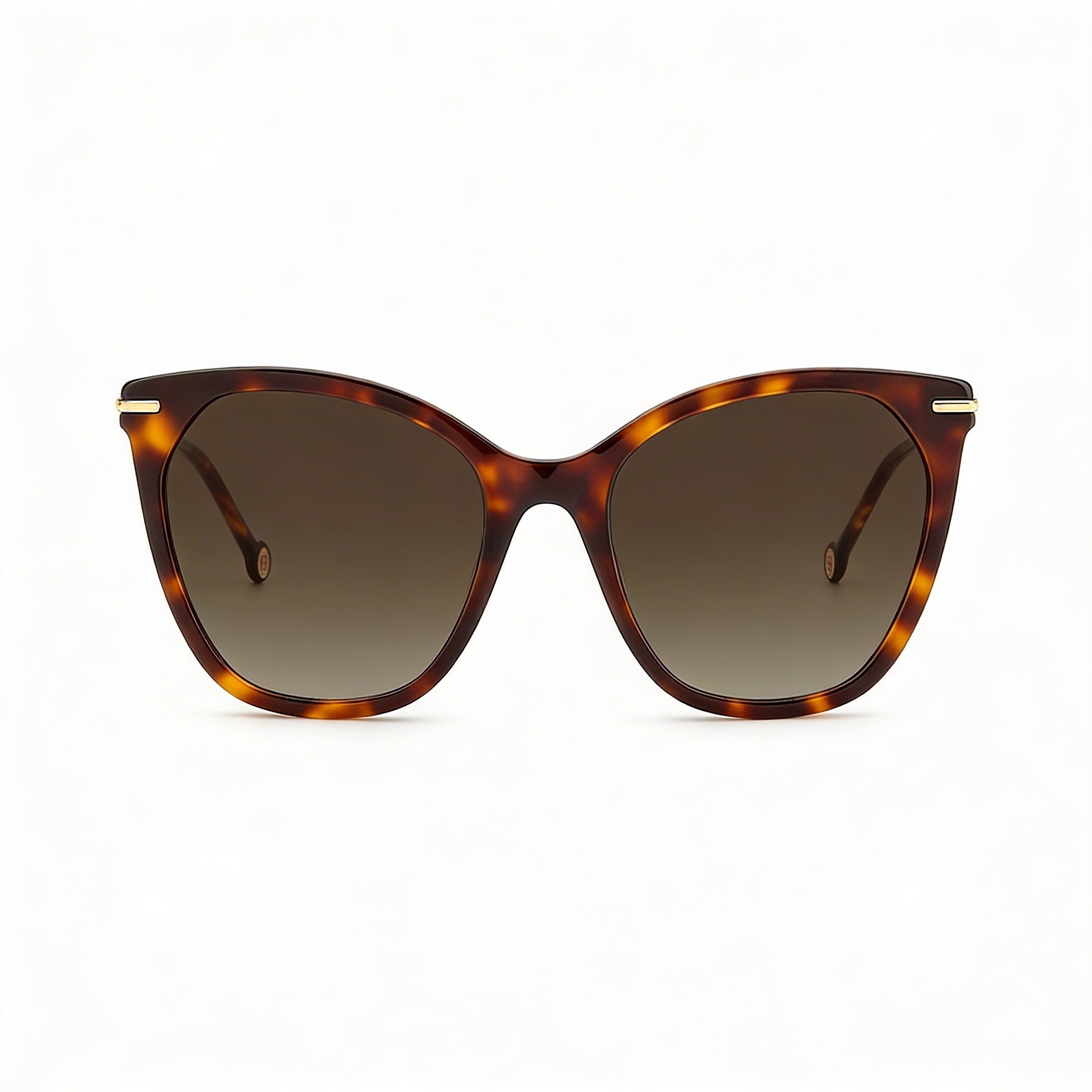 Gafas de sol Carolina Herrera HER 0091/S de mujer con montura de acetato tipo mariposa en color habana y lentes marrones degradadas con protección UV de 56 mm, Photo 2