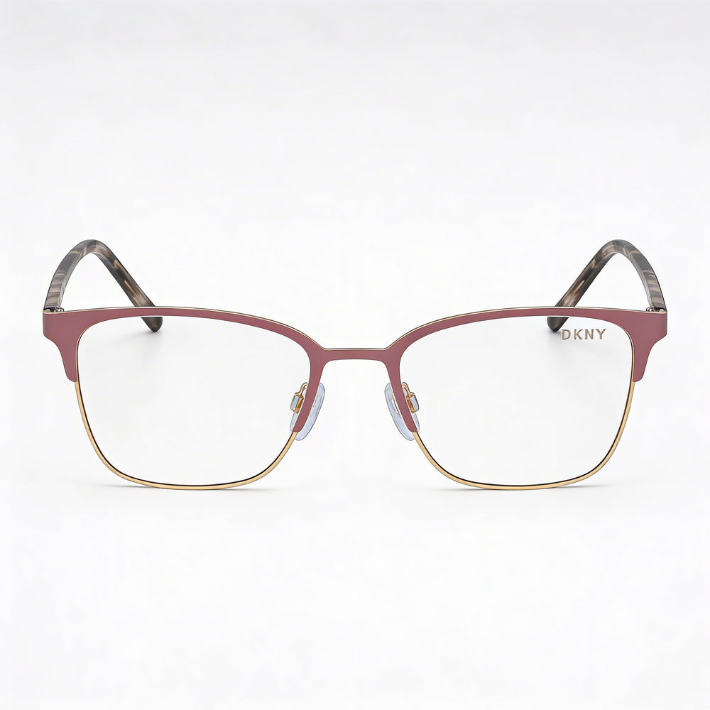 DKNY Dk3002 Women's Stainless Steel Frame Eyewear in Mauve with 52mm Non- Lenses