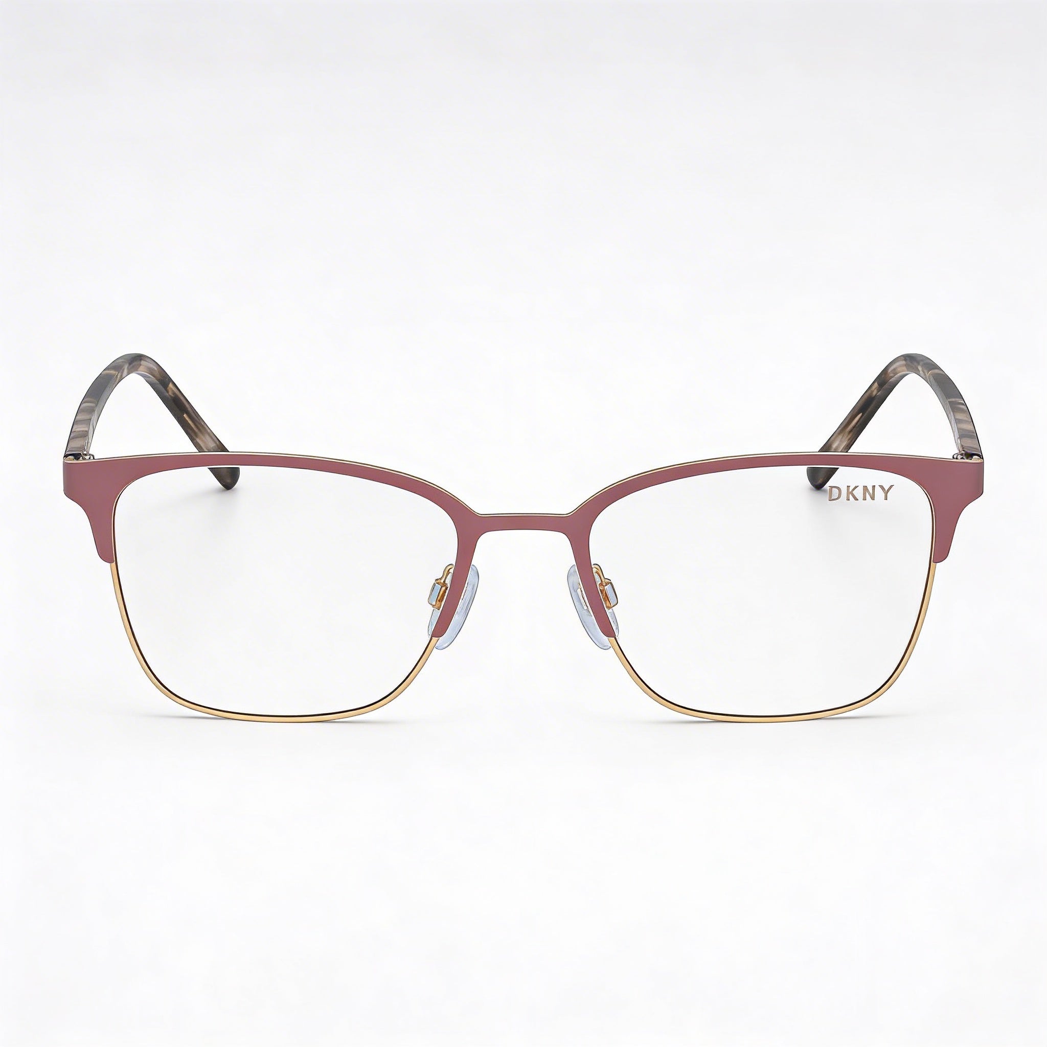 Gafas DKNY Dk3002 para mujer con montura de acero inoxidable en color malva y lentes de 52 mm, Photo 1