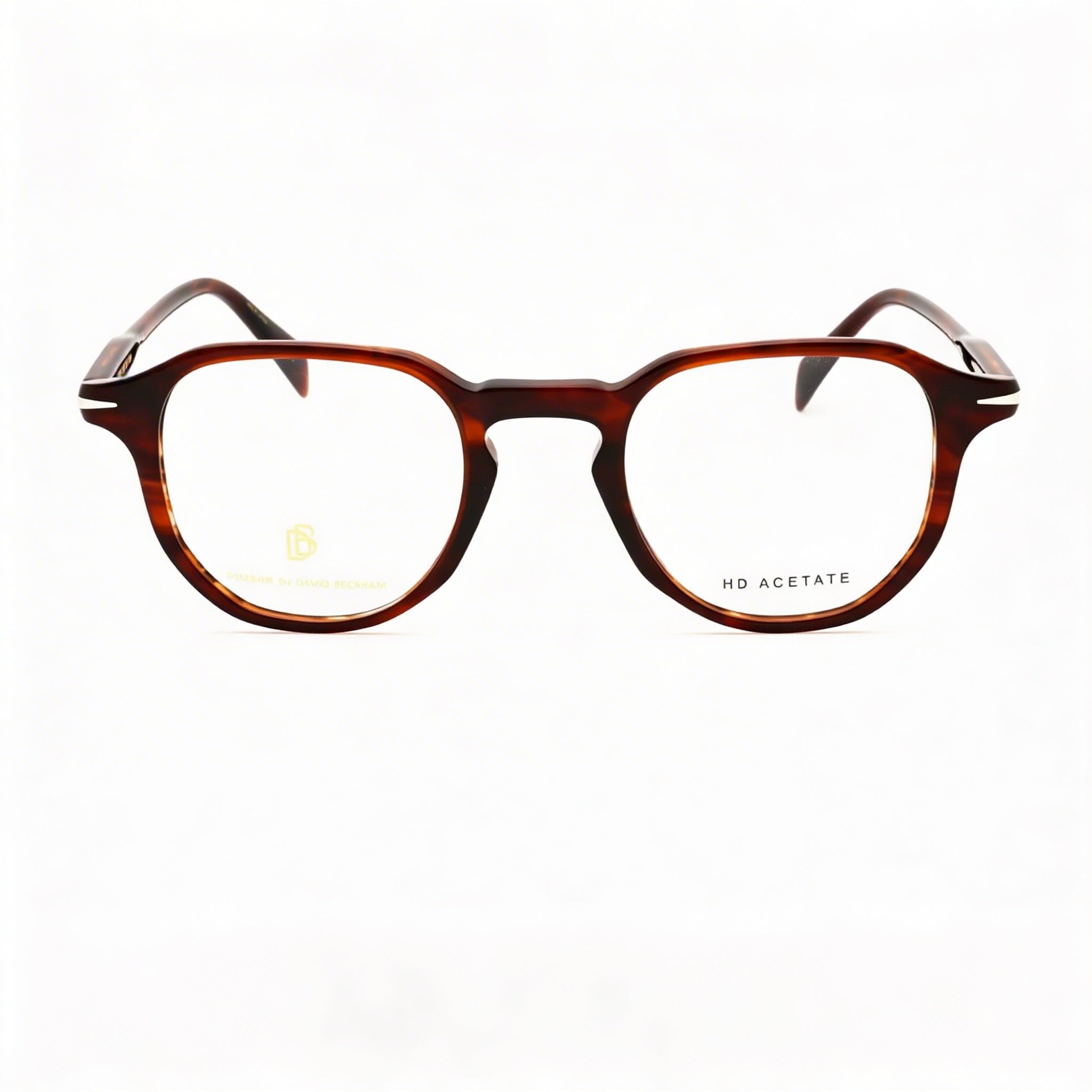 Gafas de sol David Beckham para hombre con montura de acetato claro en color marrón cuerno 47-22-145, Photo 2