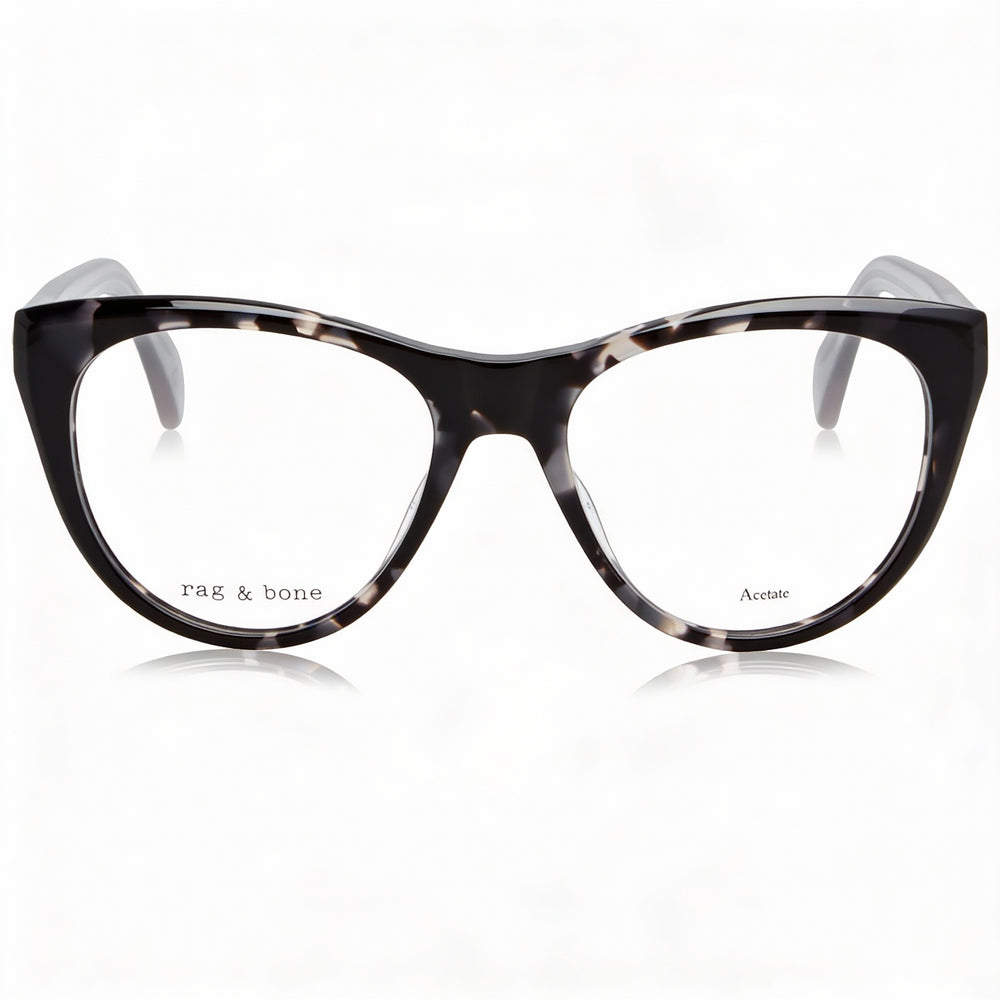 Gafas de sol Rag & Bone Modern para mujer, montura de acetato, lentes de policarbonato, no polarizadas, grises, HVN, 51 mm