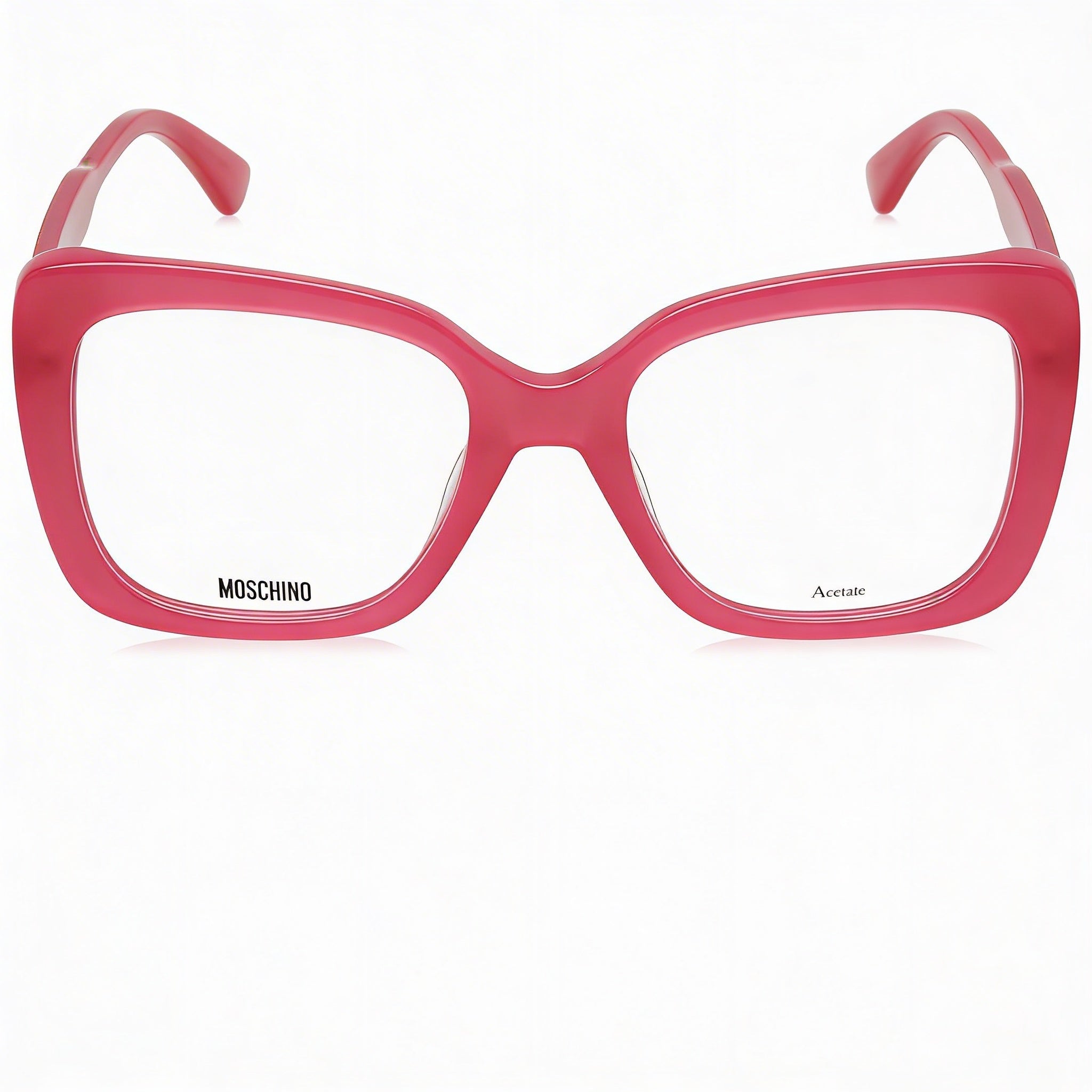 Gafas de sol Moschino MOS614 para mujer con montura de acetato fucsia y lentes de policarbonato violeta de 52 mm, Photo 2