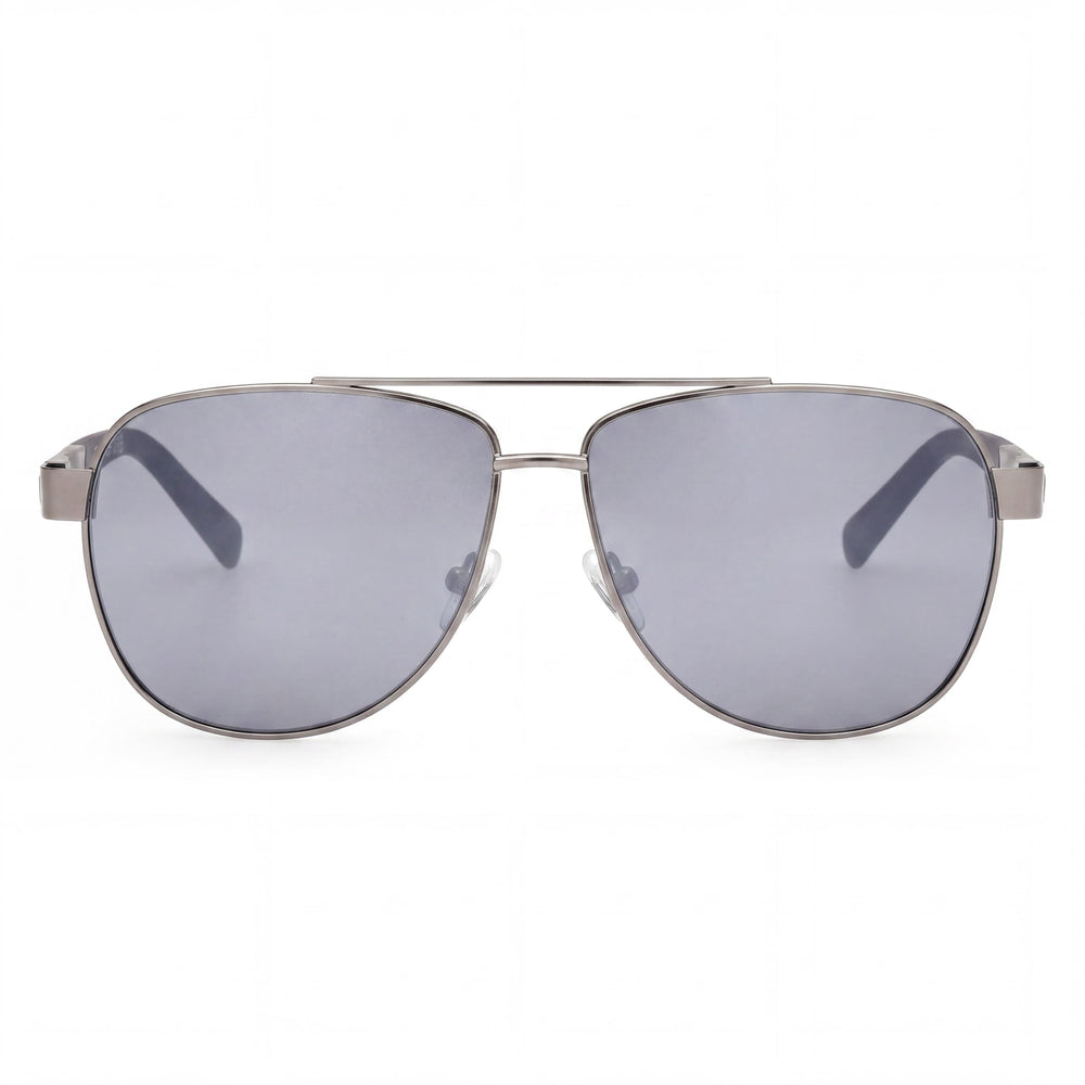 Harley-Davidson Hd00021 Men's Metal Frame Eyewear, Matte Antiqued Light Nickeltin Blue, 62-13-140