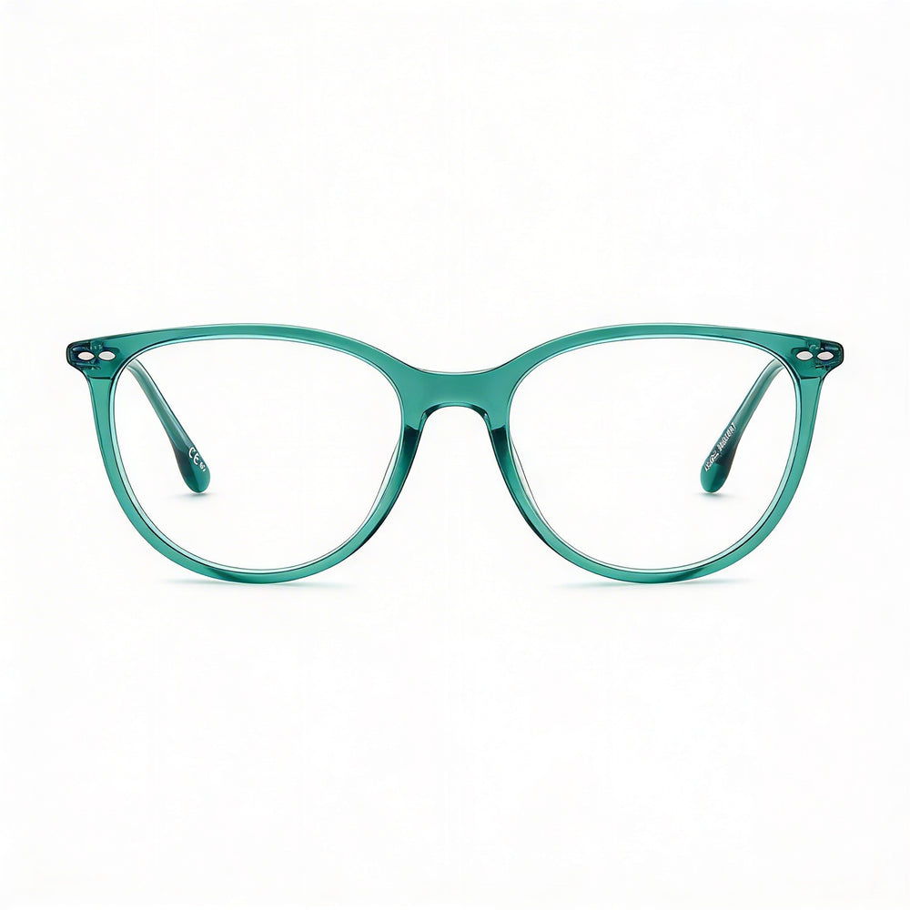 Gafas de Sol Unisex Modernas Isabel Marant con Montura de Acetato Verde Azulado y Lentes de Policarbonato Verde Azulado no Polarizadas, 51mm de Ancho de Lente