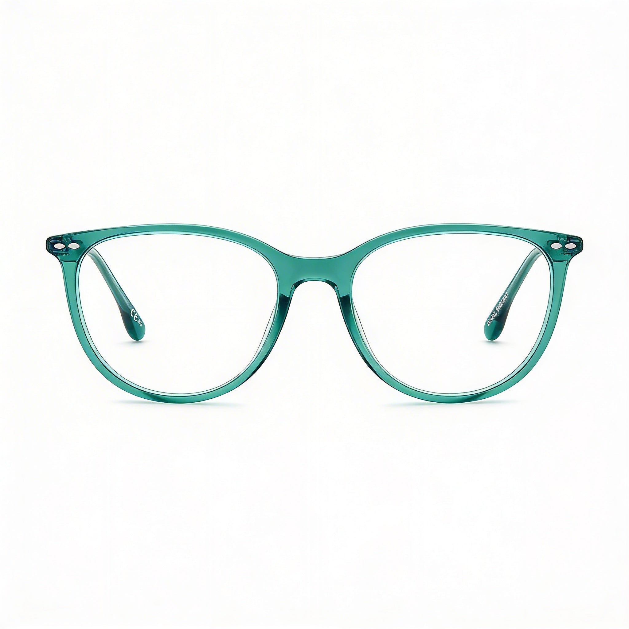 Gafas de Sol Unisex Modernas Isabel Marant con Montura de Acetato Verde Azulado y Lentes de Policarbonato Verde Azulado no Polarizadas, 51mm de Ancho de Lente, Photo 2