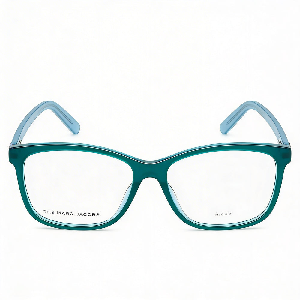 Marc Jacobs Comtemporary Marc 558 Women's Green Azure Acetate Polycarbonate Eyeglasses 53mm Lens Width