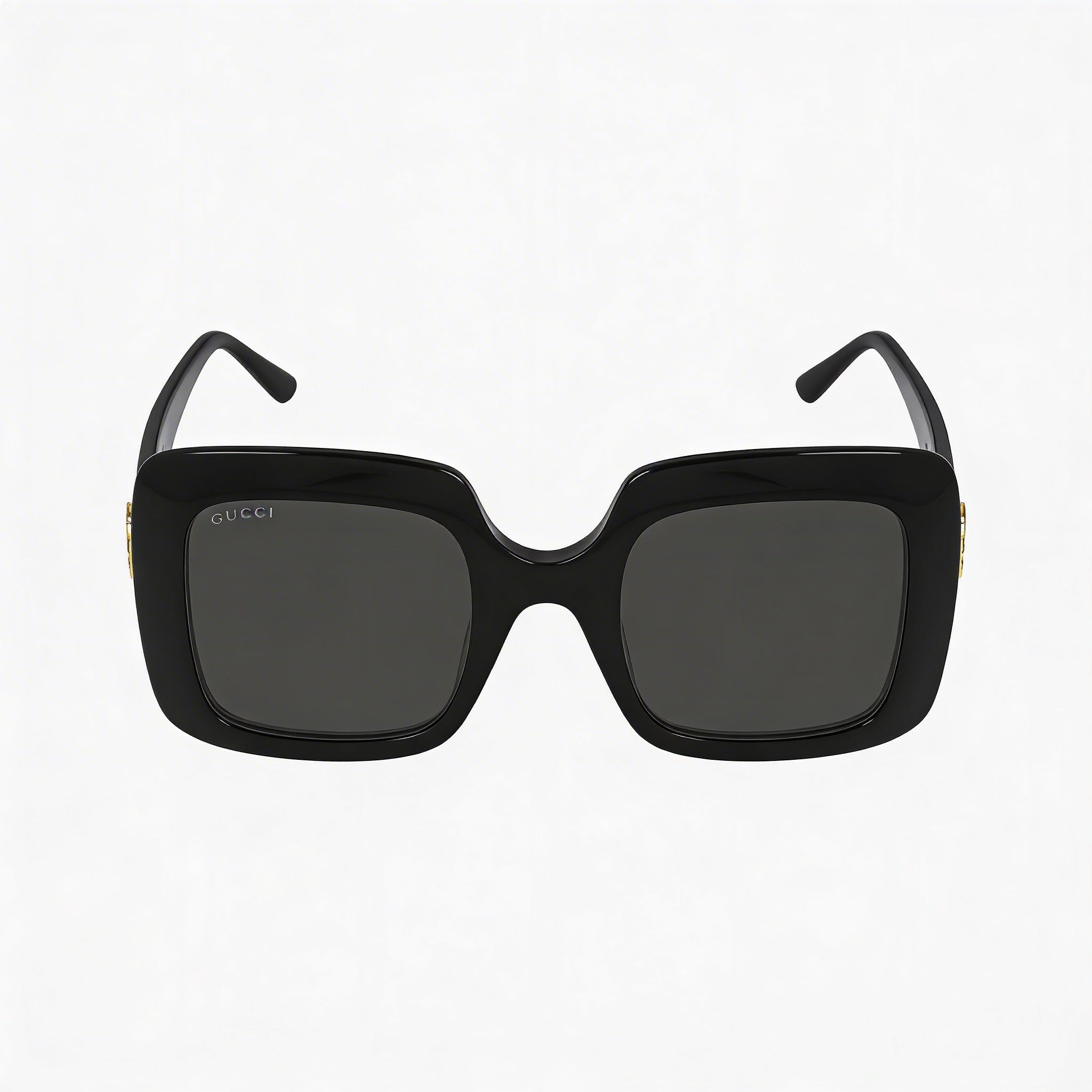 Gucci Gg0896s Women's Black Plastic Frame, Grey Lens UV Protection Sunglasses, Size 52mm, Photo 2