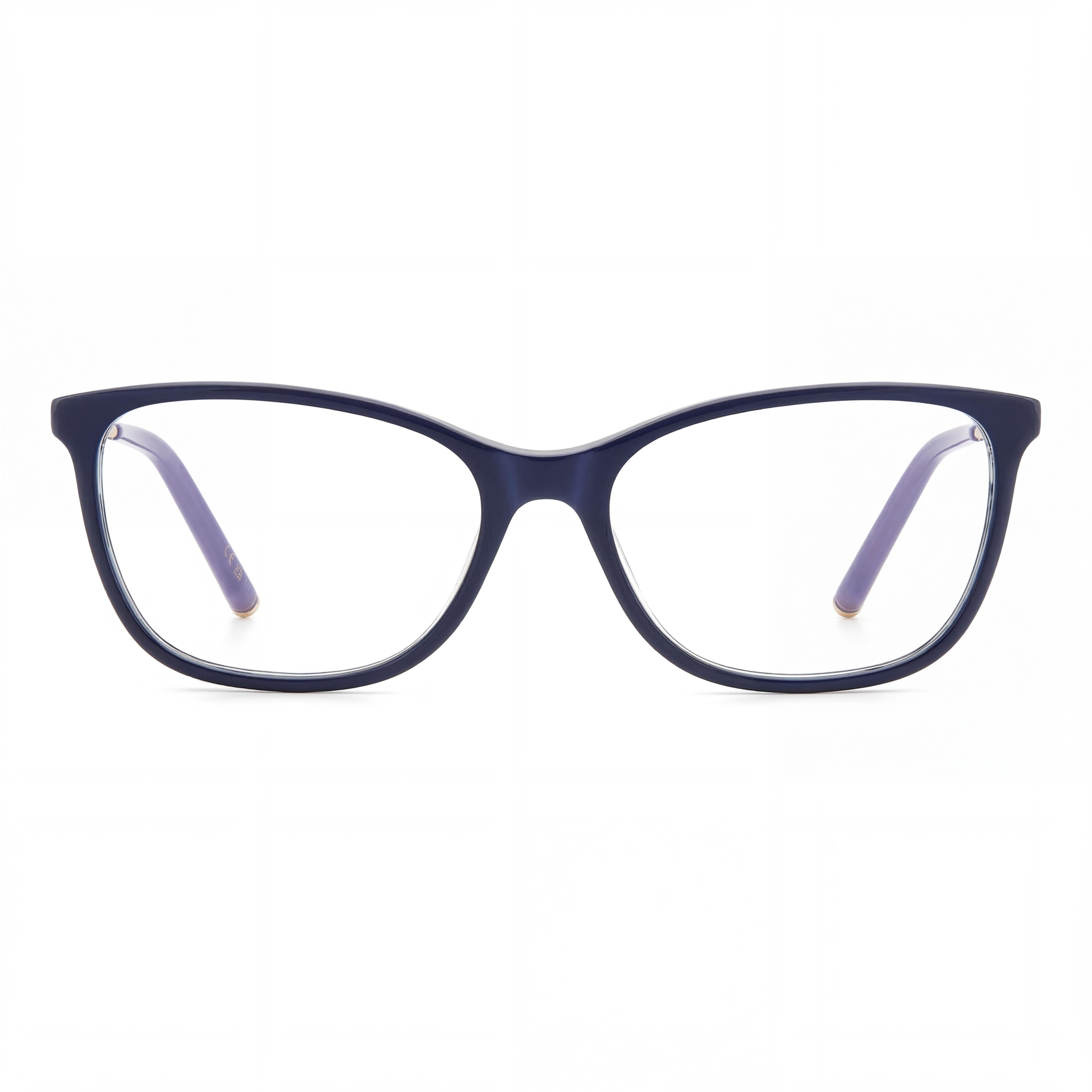 Carolina Herrera Classic Women's Blue Gold Plastic Non-Polarized Multicolor Lens Sunglasses 54mm, Photo 2