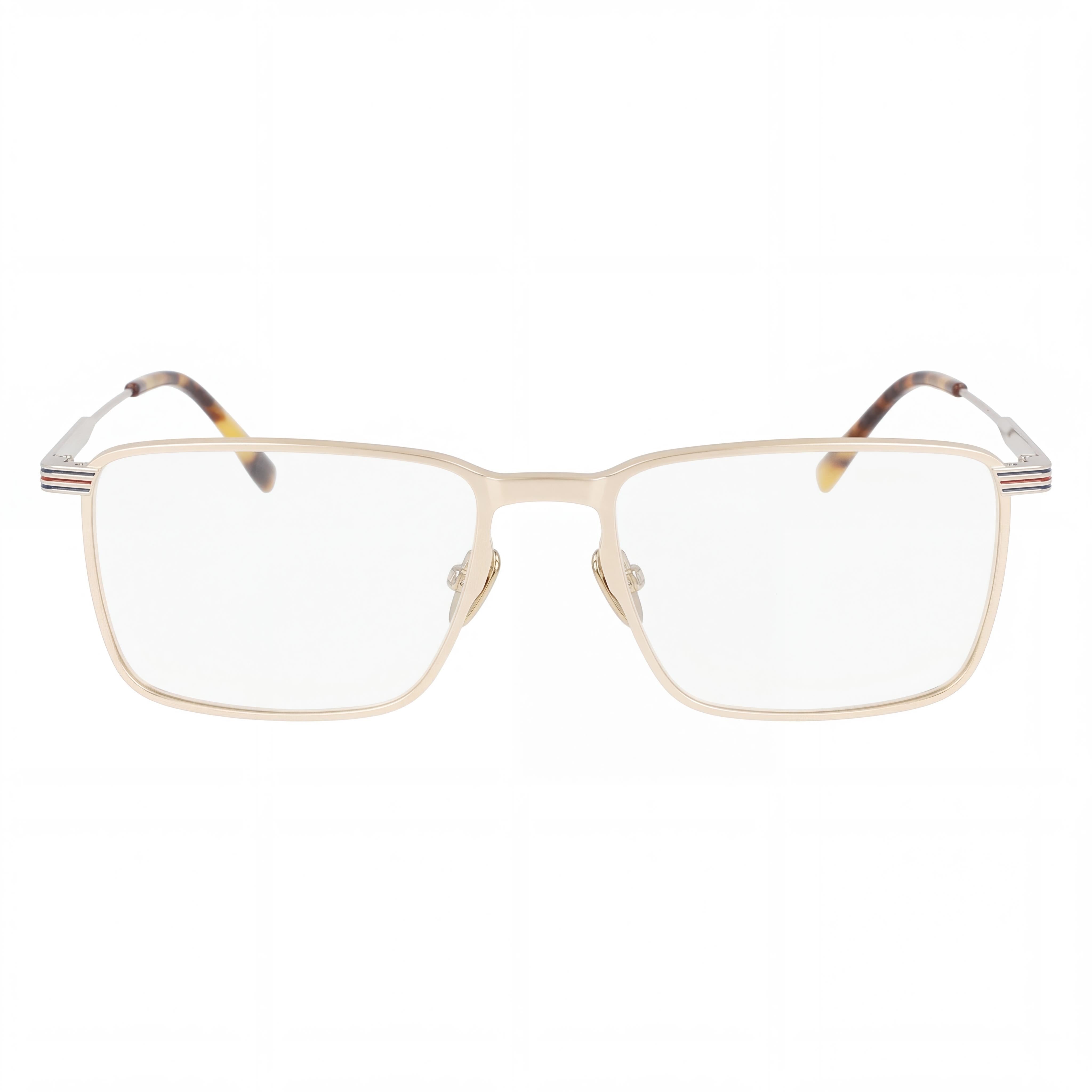 Gafas Oftálmicas Informales Lacoste para Hombre, Montura Oro Semimate, 54 mm Ancho de Lente, 18 mm Puente, 145 mm Longitud de Patilla, Photo 2