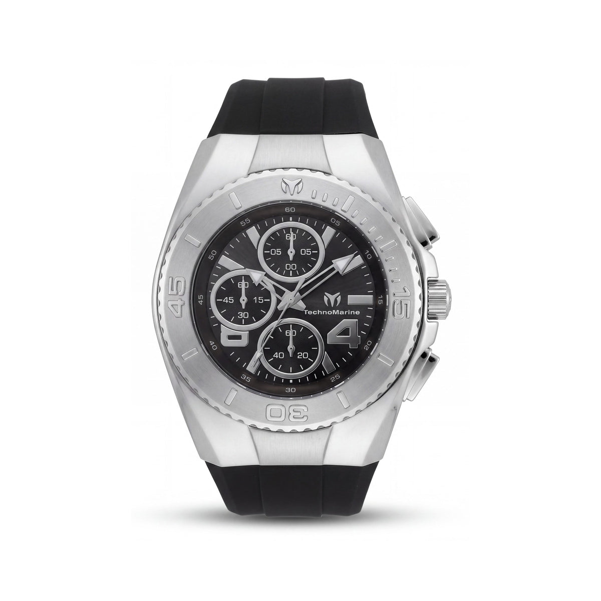 Reloj de cuarzo para hombre TechnoMarine Cruise Original TM-124029, esfera de nácar negra, acero, 43 mm con 3 correas de silicona, Photo 1