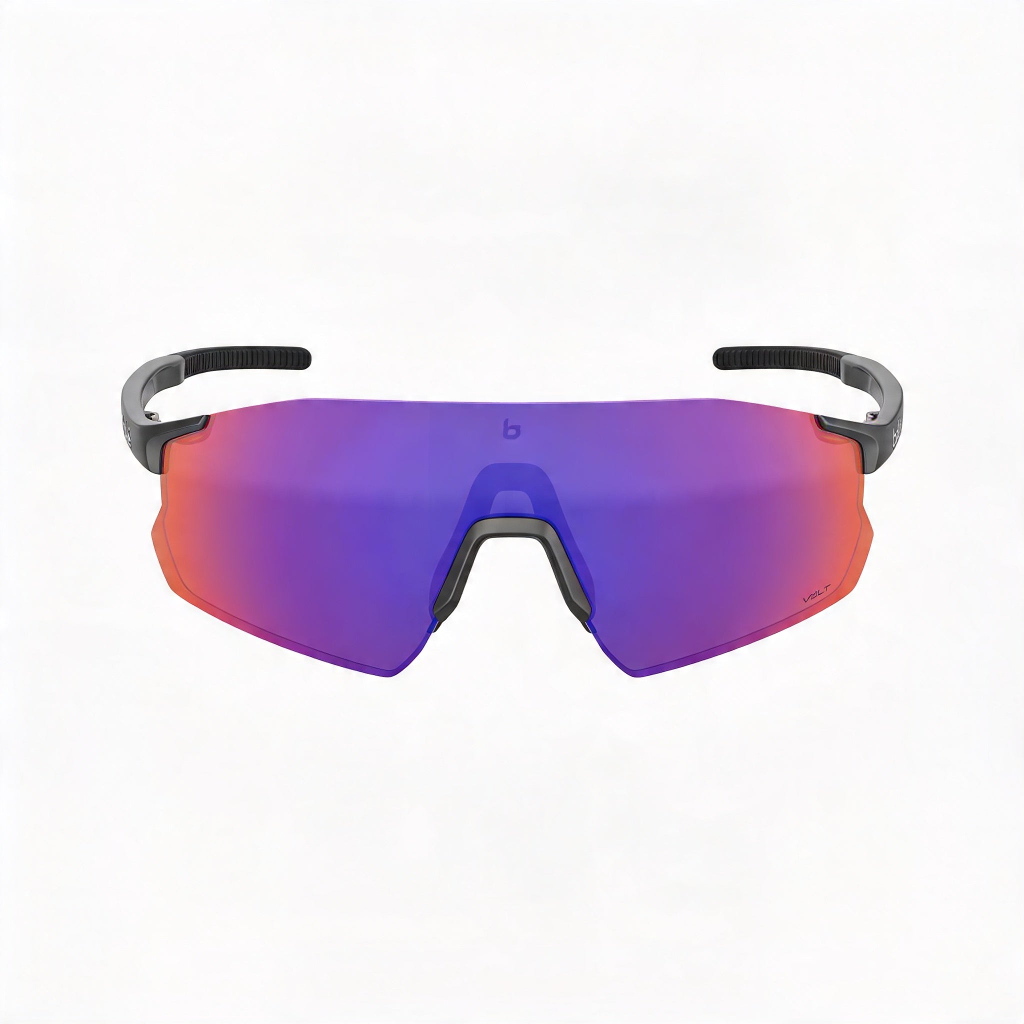 BOLLE SINGLASSES Unisex-adult Lightweight Non-Slip High Contrast Polycarbonate Sunglasses Volt Ultraviolet Mirror Matte Titanium Grey 52mm, Photo 2