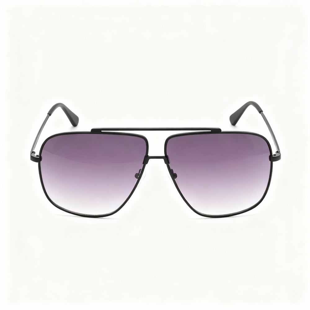 GUESS Modern Men's Metal Sunglasses with Multicoloured Frame, Grey Non-Polarized Polycarbonate Lenses, 100% UV Protection, 61mm