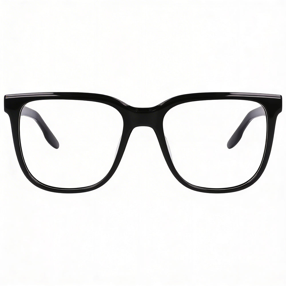 Nike Modern 7166 Unisex Eyewear, featuring a Modern Style with Black Frame and Black Polycarbonate Lenses, 53mm