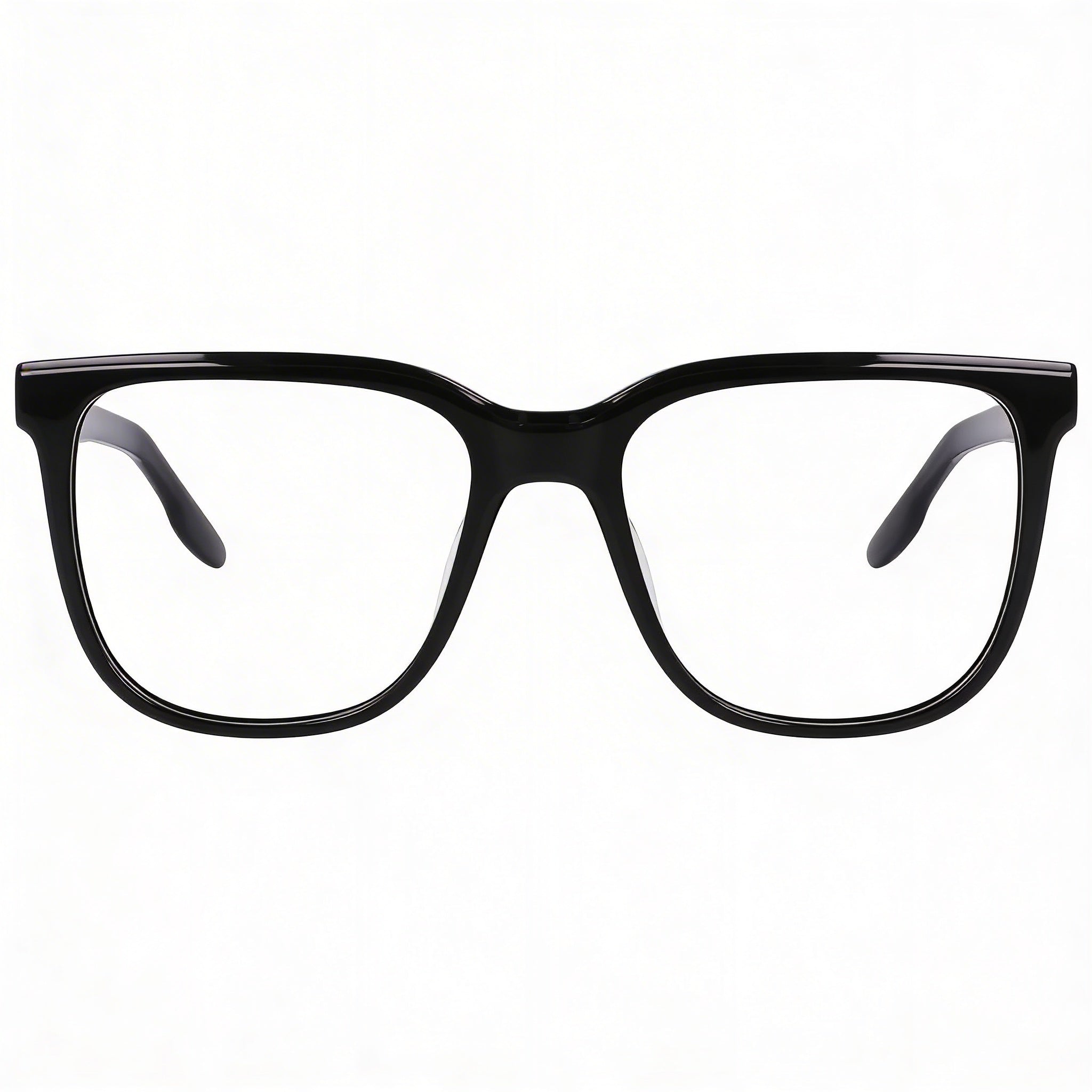 Nike Modern 7166 Unisex Eyewear, featuring a Modern Style with Black Frame and Black Polycarbonate Lenses, 53mm, Photo 2