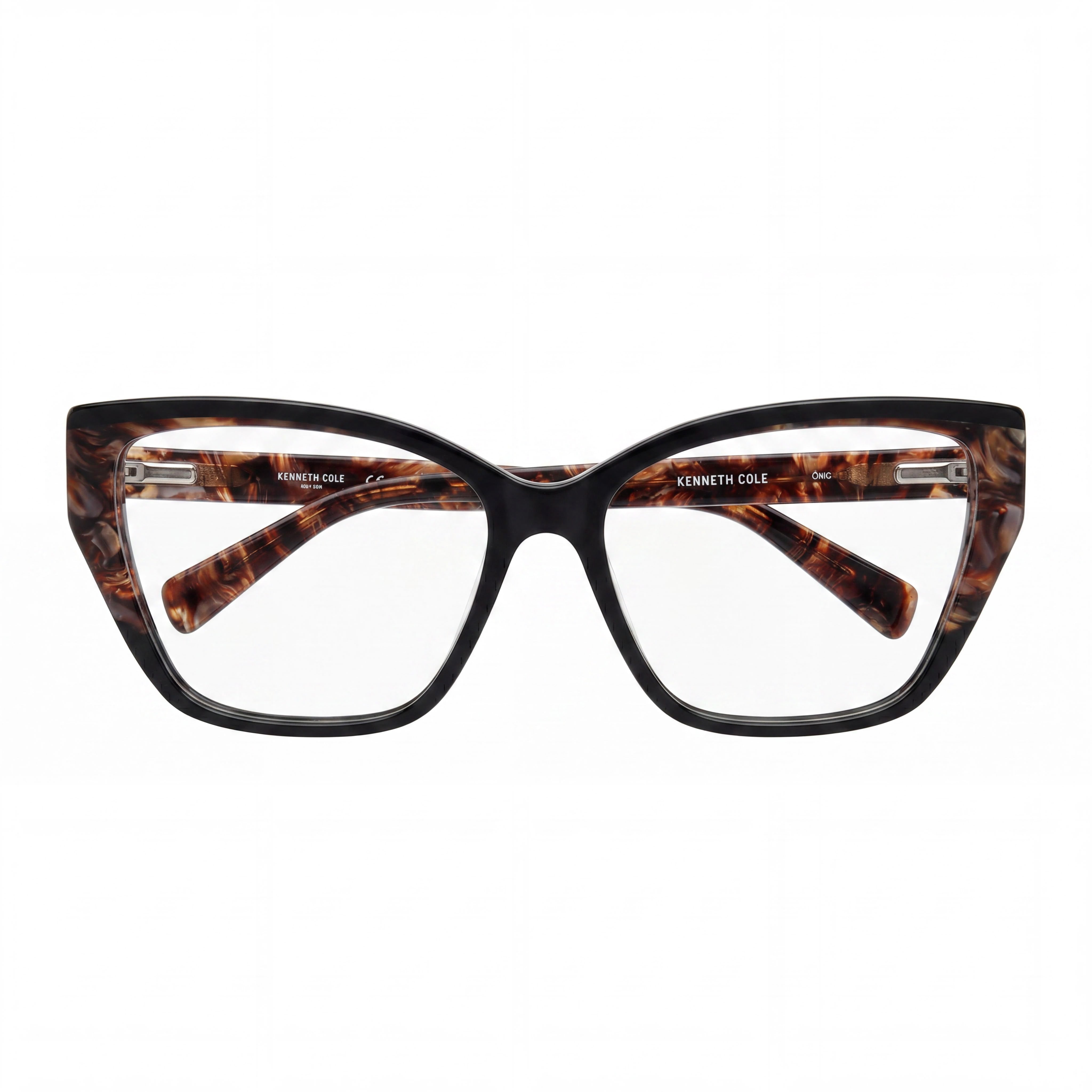 Kenneth Cole New York Classic Unisex Eyewear, Shiny Bordeaux Frame, Multicolor Lenses 54-15-145, Photo 2