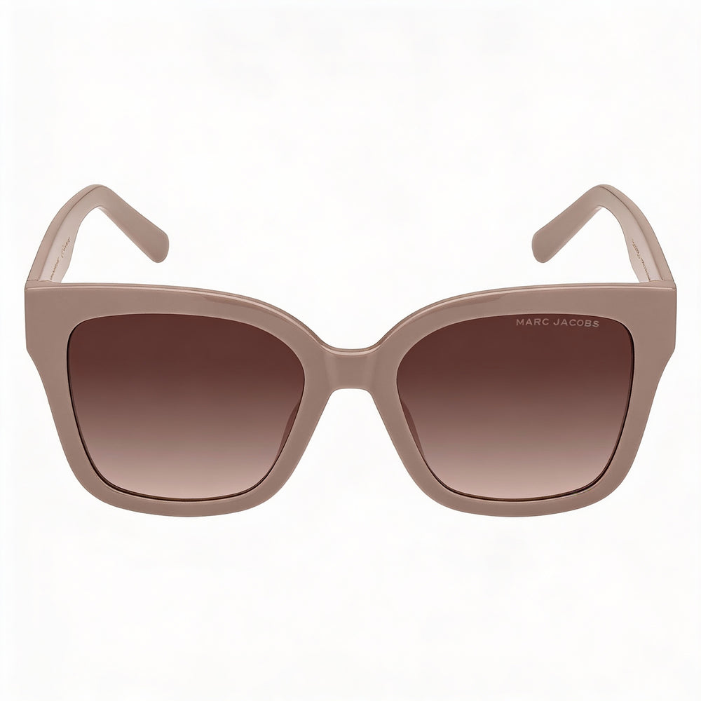 Gafas de sol Marc Jacobs rectangulares de celulosa en beige y marrón con protección UV de 53 mm para mujer