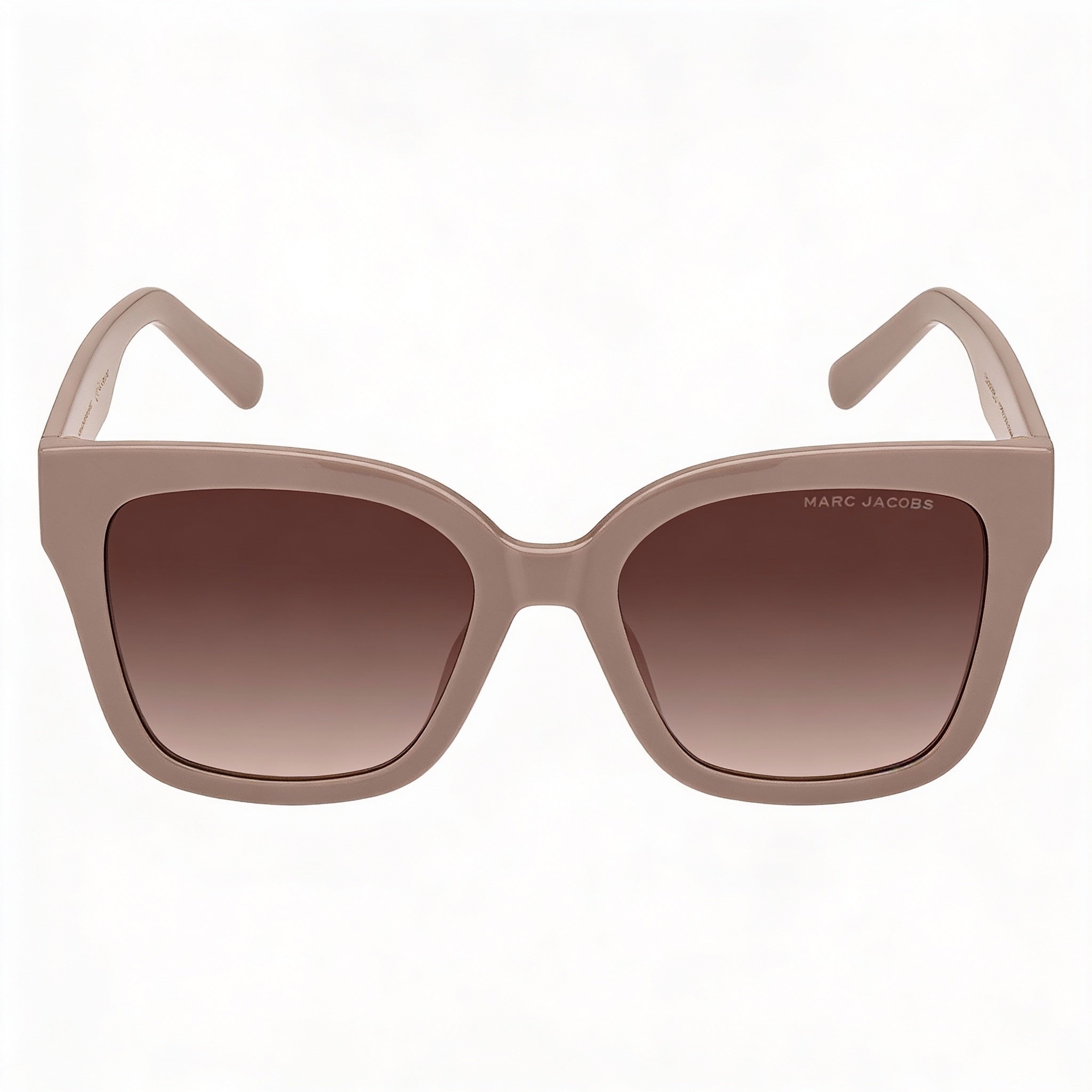 Marc Jacobs Women's Rectangular Cellulose Beige Brown Shaded UV Protected Sunglasses 53mm, Photo 2