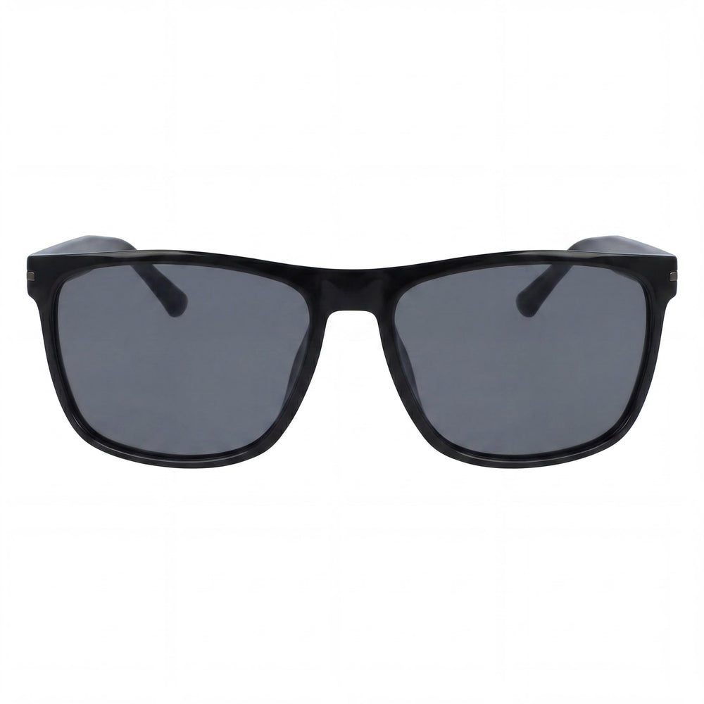 Columbia C550SP BOULDER RIDGE Unisex Plastic Black Smoke Frame Smoke Lens Polarized 100% UV Protection Sunglasses 57mm