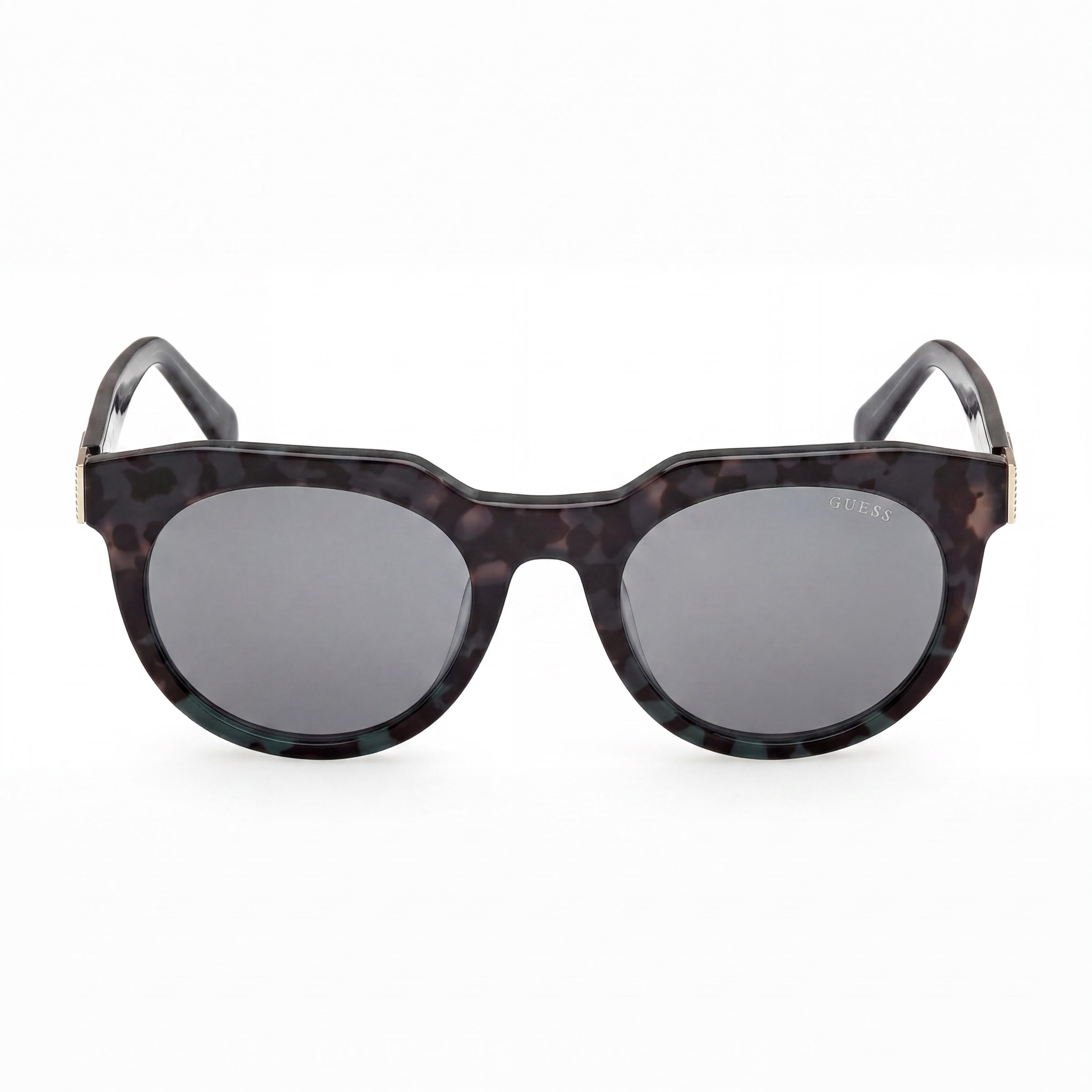 GUESS Casual Unisex UV Protection Acetate Sunglasses Dark Green Avana Frame Avana Lens 49-21-145, Photo 2