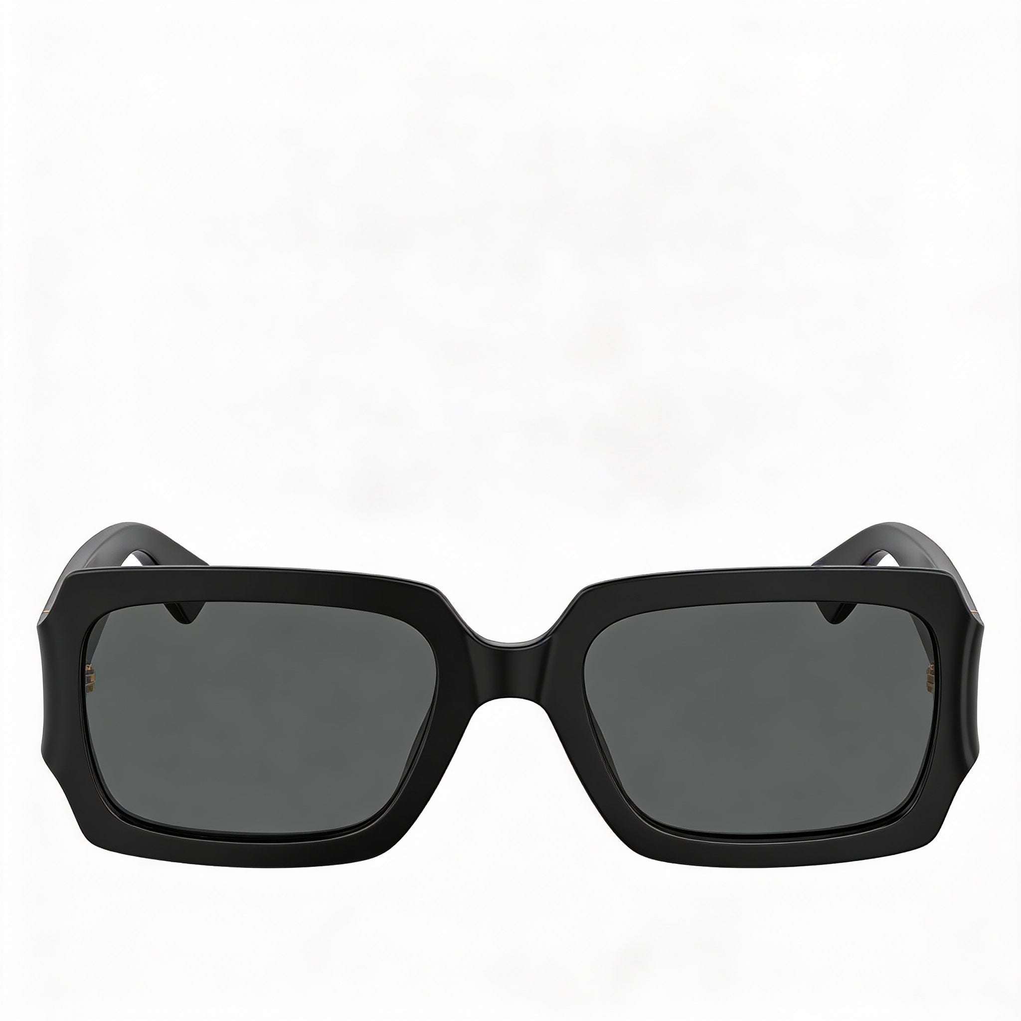 Moschino MOS063/S Women's Black Plastic Square Full-Rim Non-Polarized UV Protection Sunglasses 53mm, Photo 2