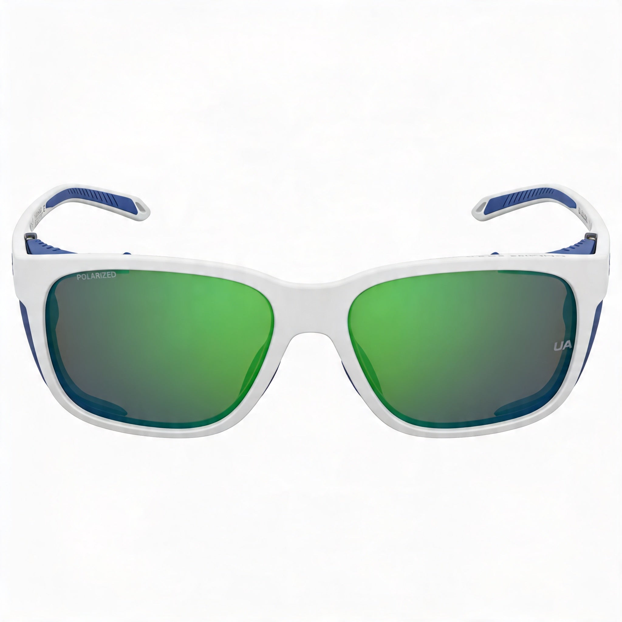 Under Armour Outdoor Women's White Blue Green Polyamide Frame Polarized UV Protection Sunglasses 58mm, Photo 2