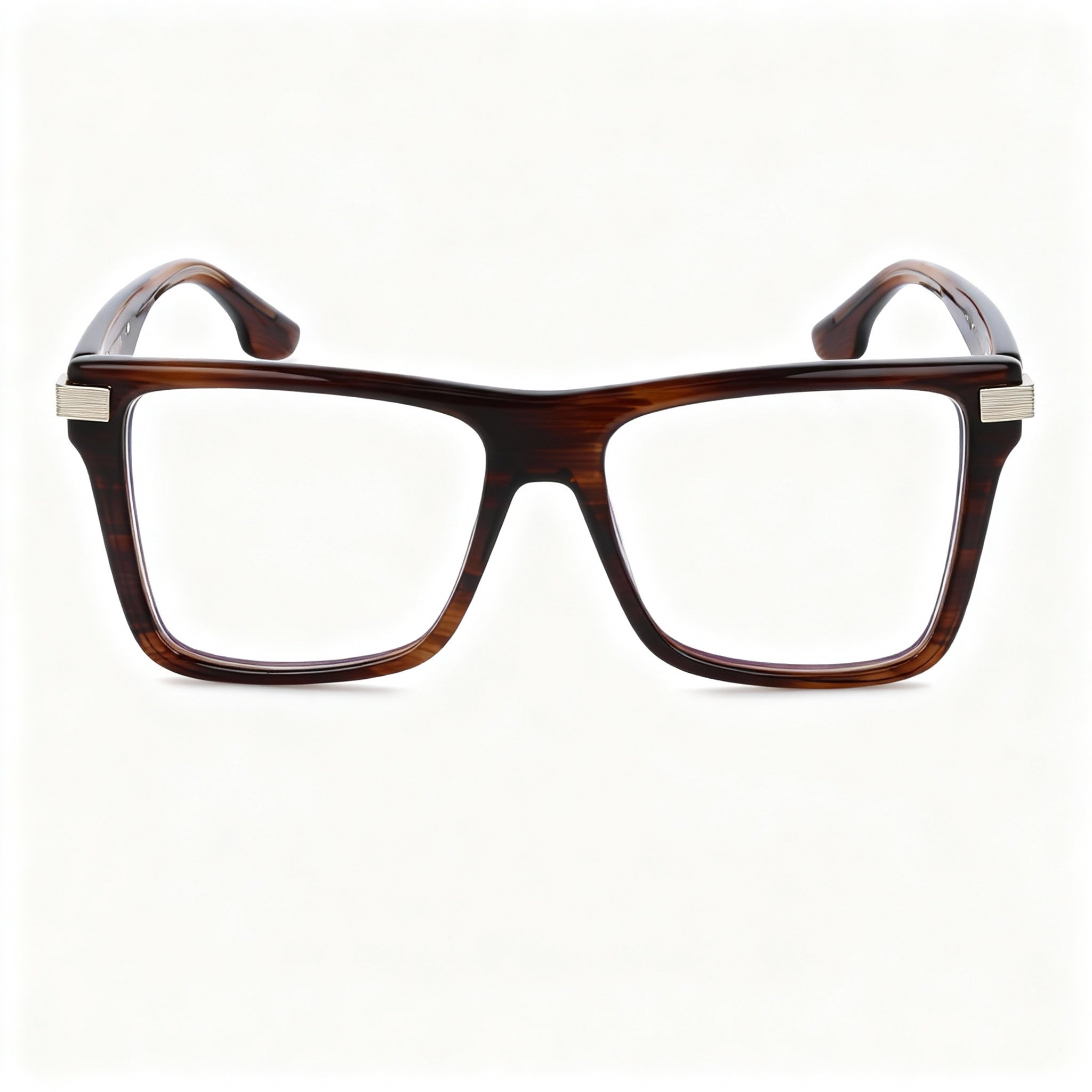 Victoria Beckham Vb2677 Women's Square Prescription Eyeglasses, Brown Horn Acetate Frame, Size 53-15-140
